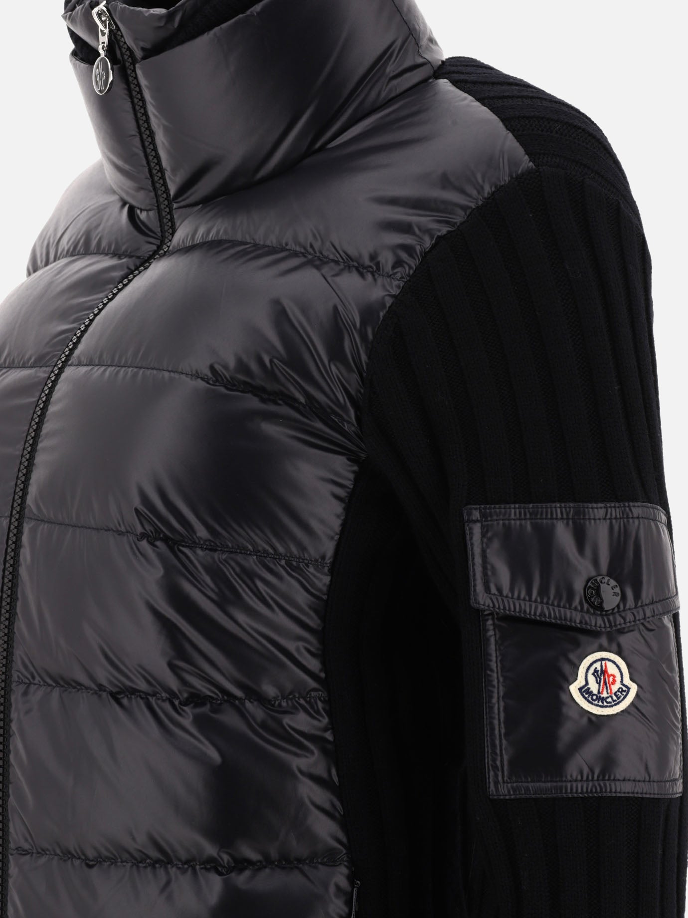 Down jackets Solid colour  Black - Moncler Women | PDP | VIETTI Online Store | Zoom-Modal_4
