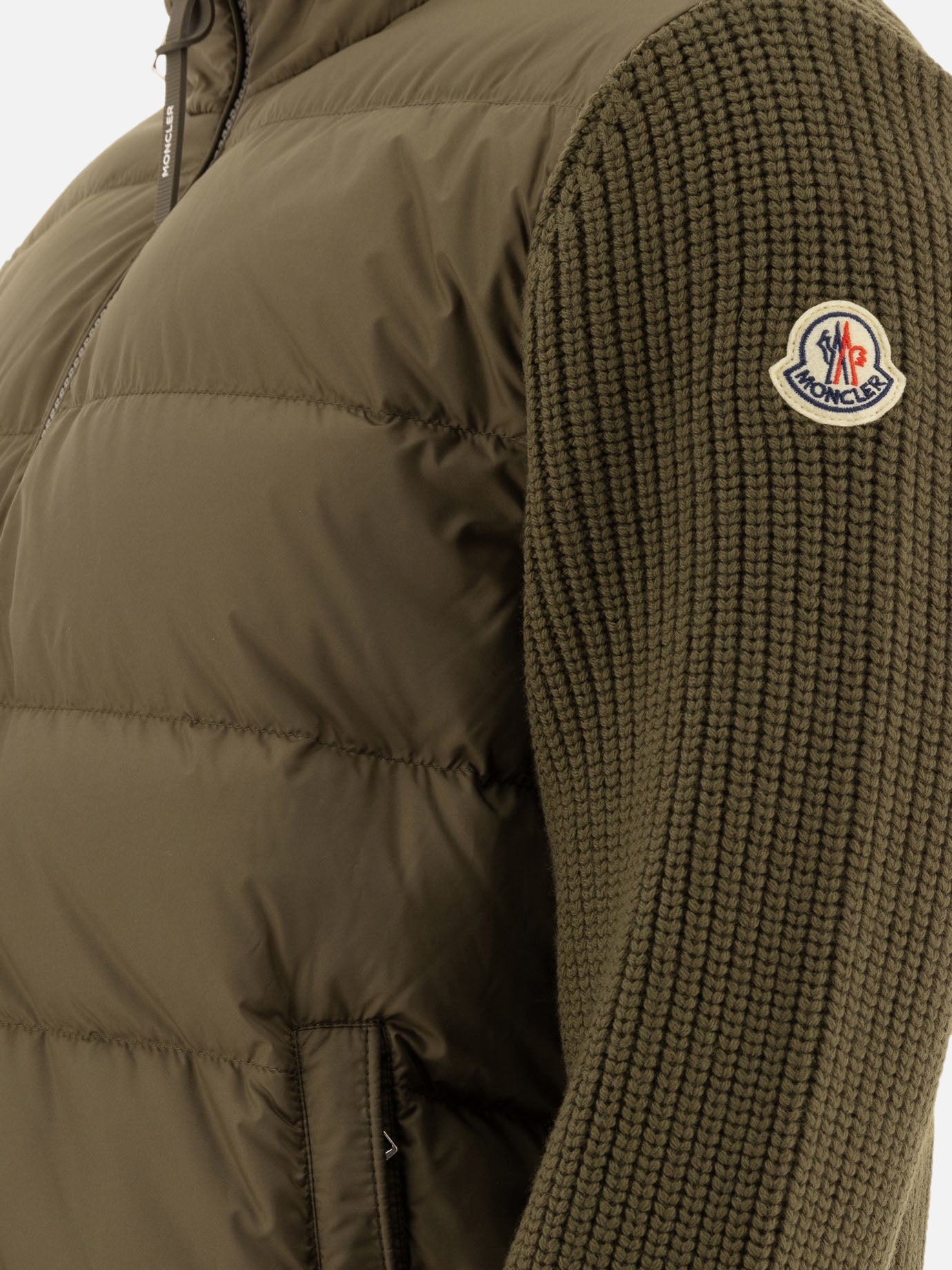 Down jackets Solid colour  Green - Moncler Men | PDP | VIETTI Online Store | Zoom-Modal_4
