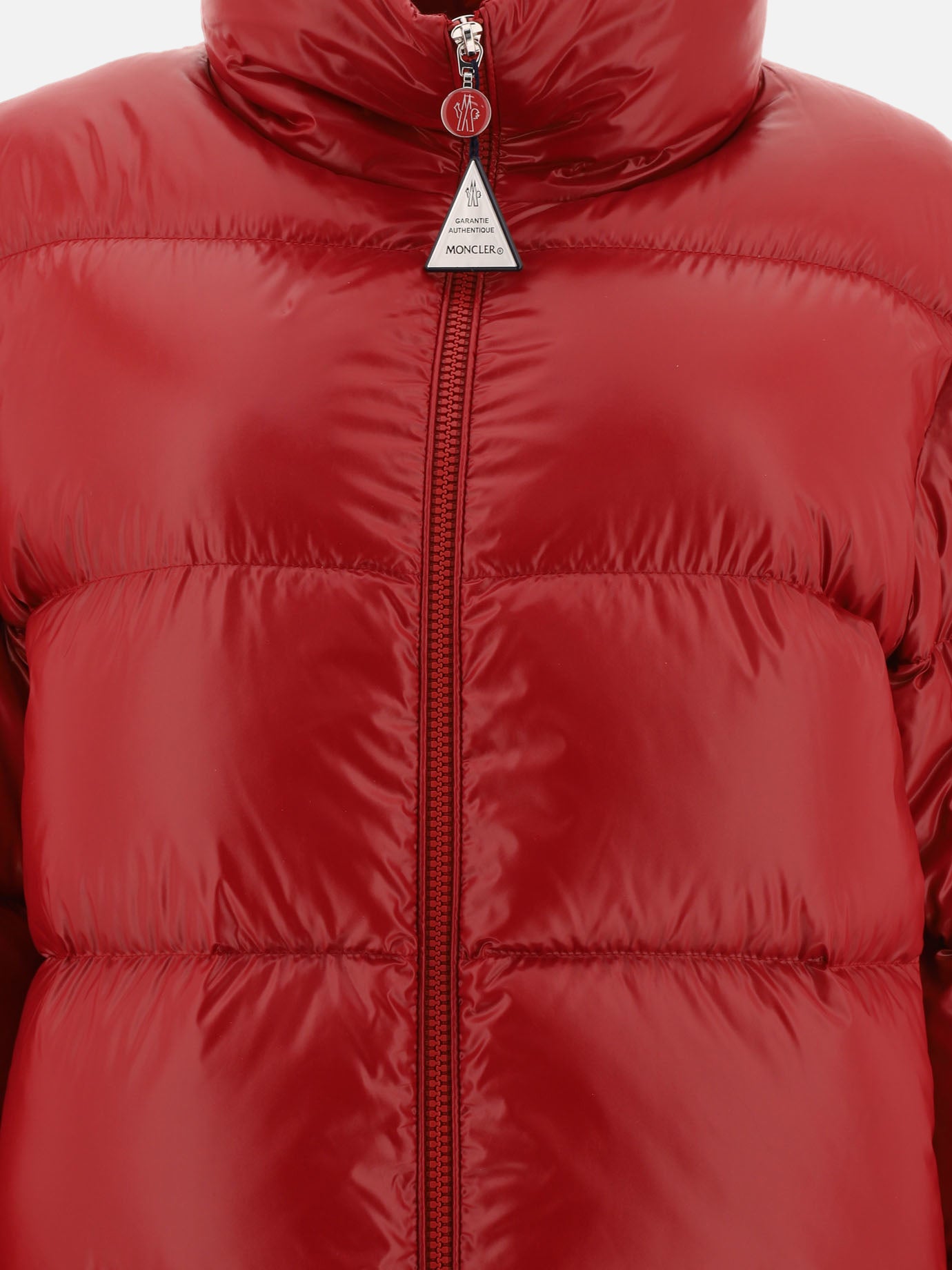 Down jackets Solid colour  Red - Moncler Women | PDP | VIETTI Online Store | thumbnail_3