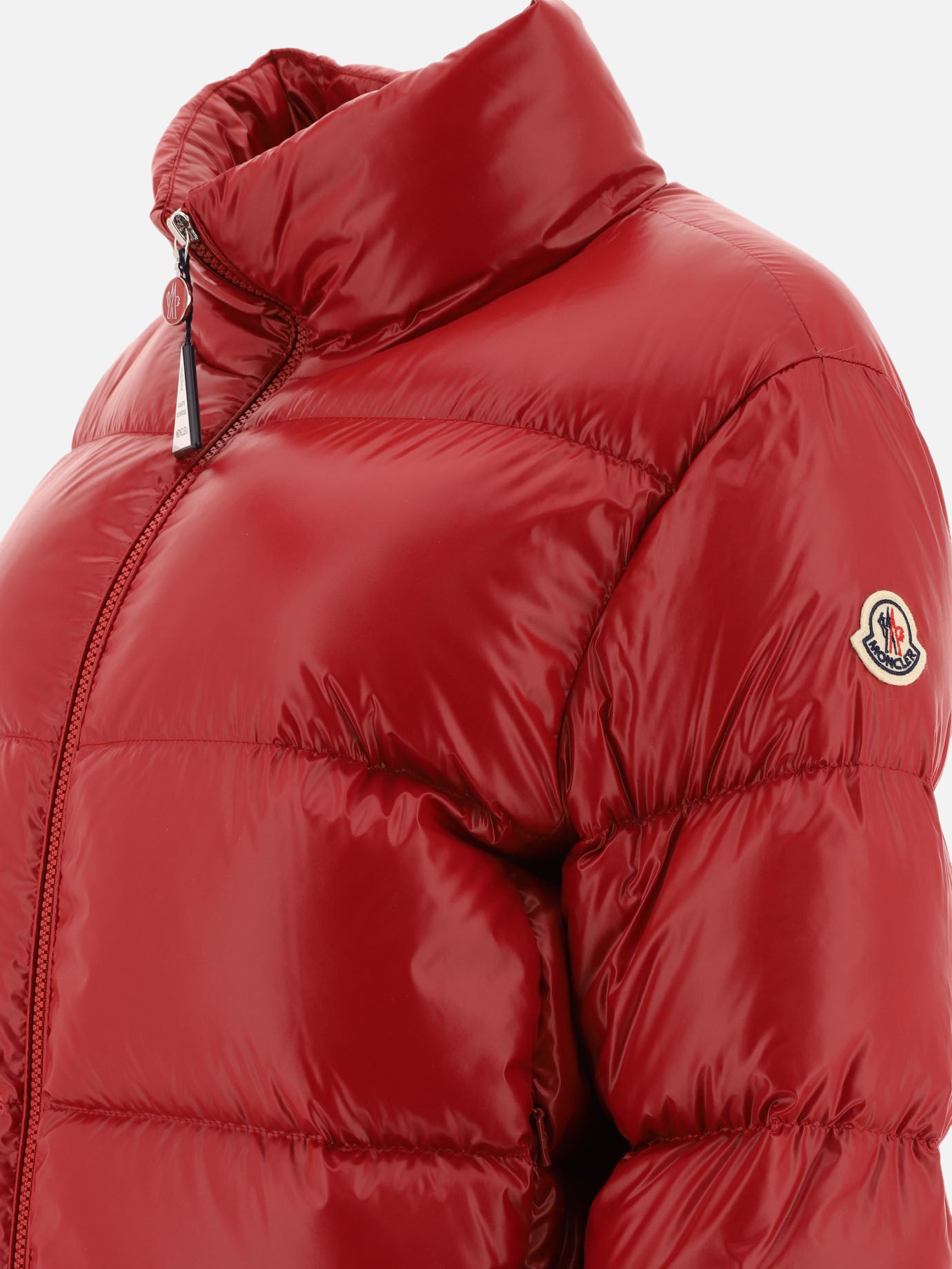 Down jackets Solid colour  Red - Moncler Women | PDP | VIETTI Online Store | thumbnail_4