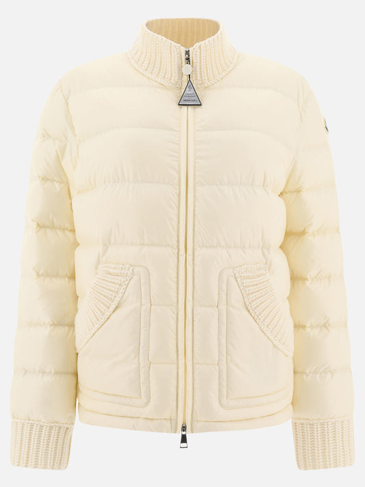 Down jackets Solid colour  White - Moncler Women | PLP | VIETTI Online Store 
