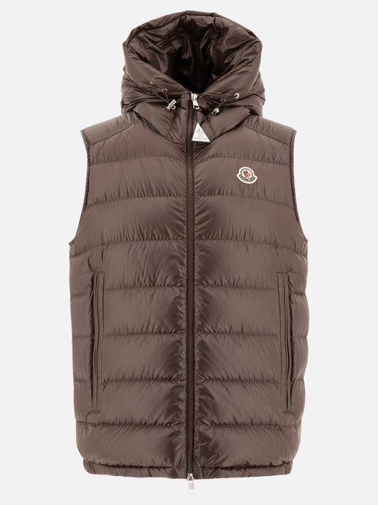 Vest jackets Solid colour  Brown - Moncler Men | PLP | VIETTI Online Store 
