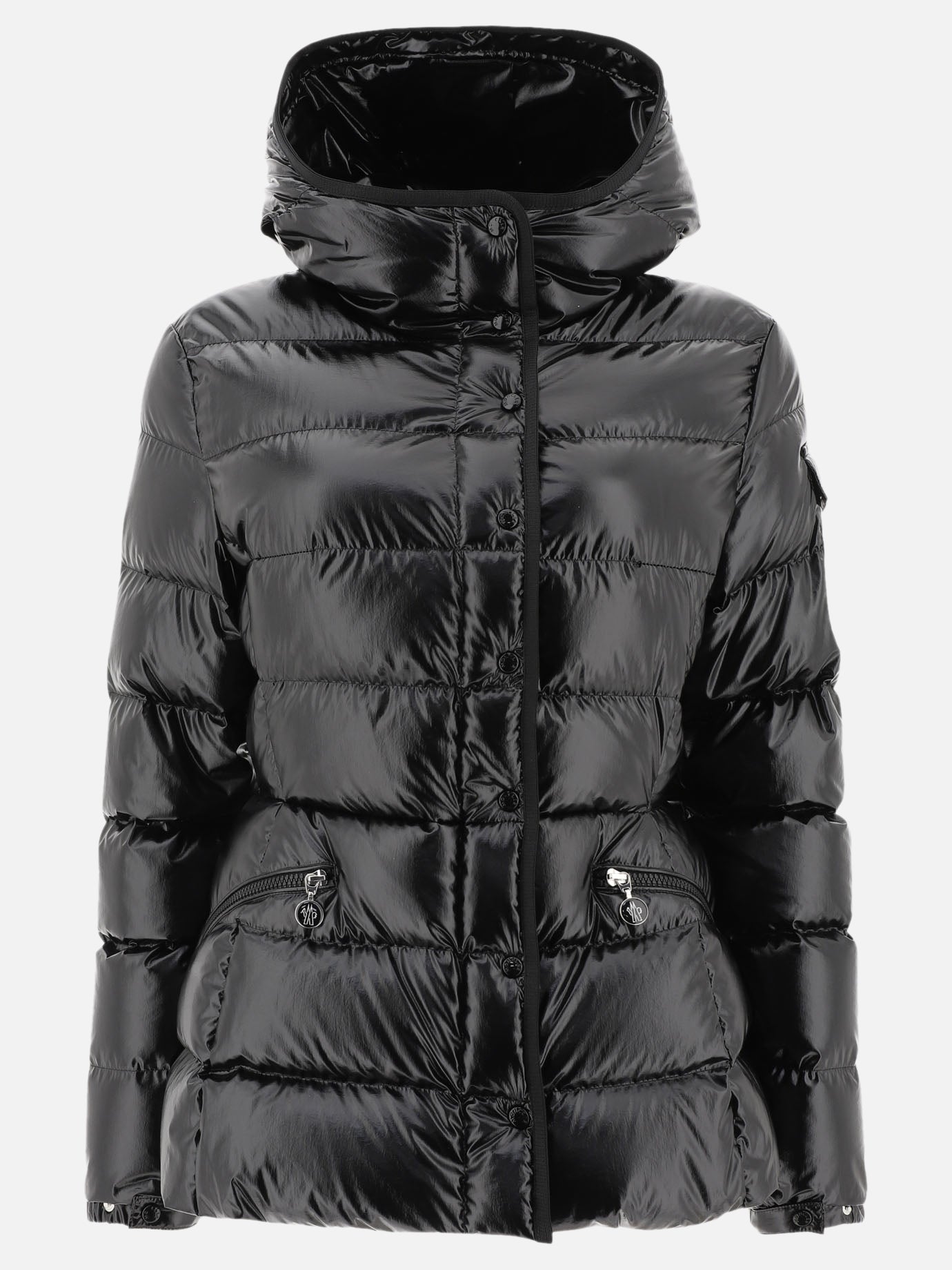 Down jackets Solid colour  Black - Moncler Women | PDP | VIETTI Online Store | thumbnail