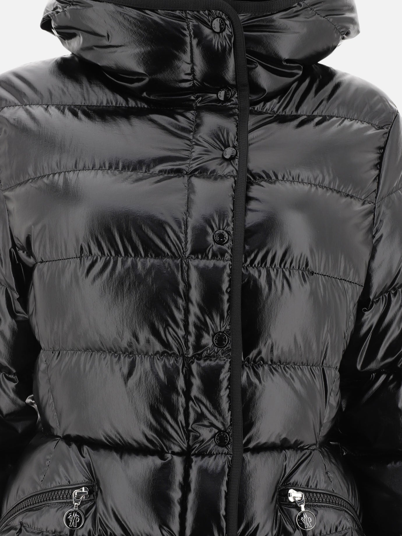 Down jackets Solid colour  Black - Moncler Women | PDP | VIETTI Online Store | thumbnail_3