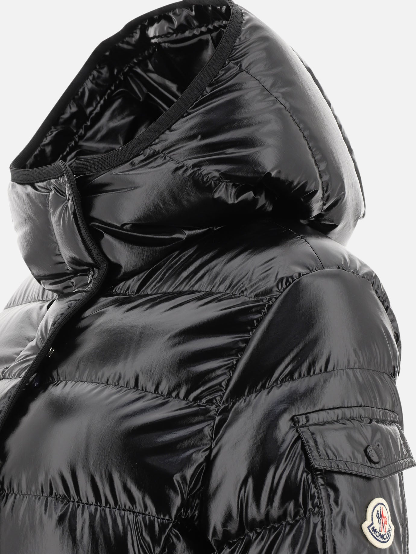Down jackets Solid colour  Black - Moncler Women | PDP | VIETTI Online Store | Zoom-Modal_4
