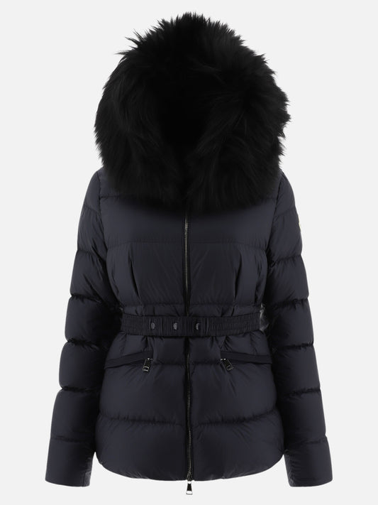 Down jackets Solid colour  Blue - Moncler Women | PLP | VIETTI Online Store 
