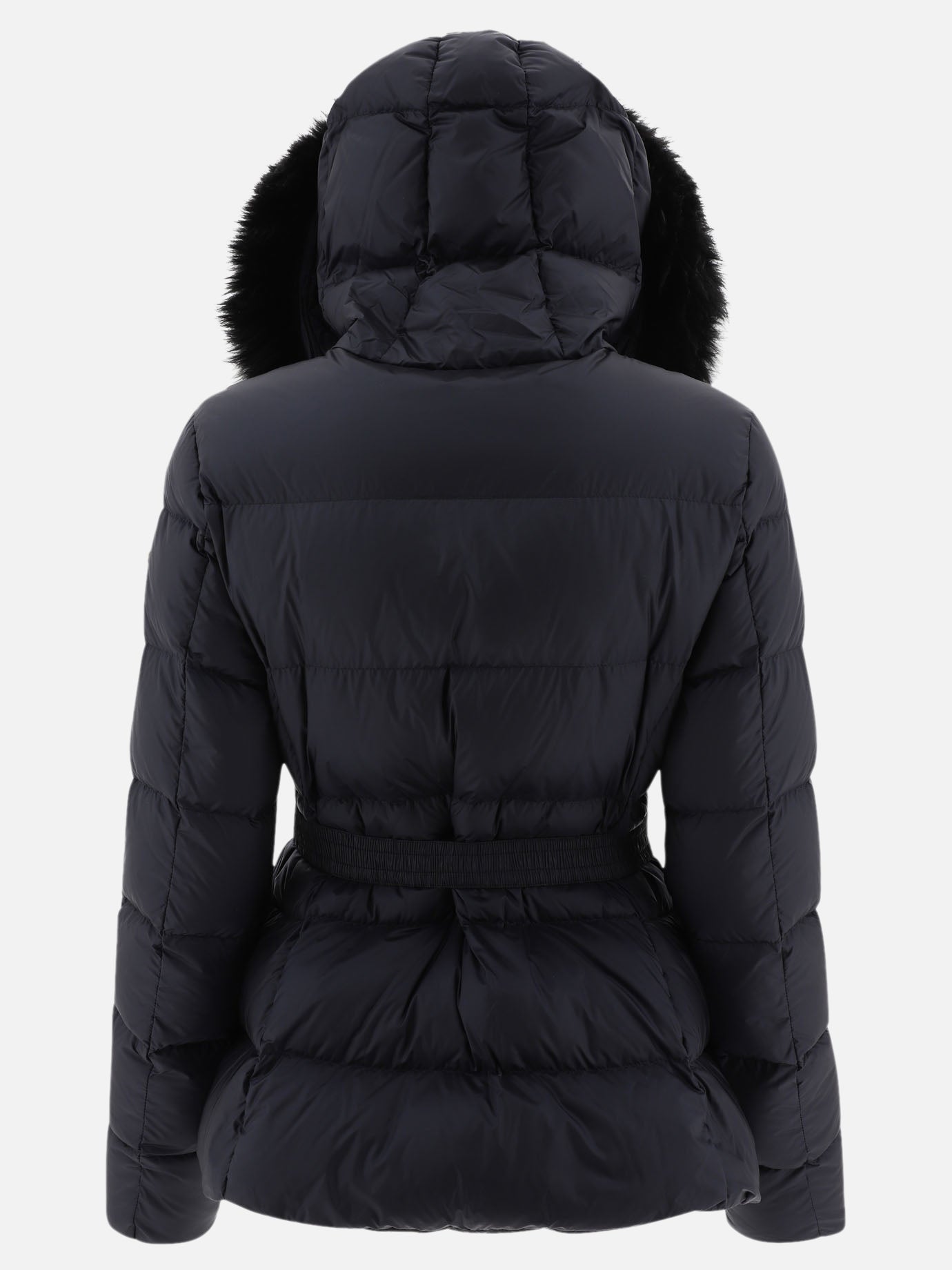 Down jackets Solid colour  Blue - Moncler Women | PDP | VIETTI Online Store | thumbnail_2