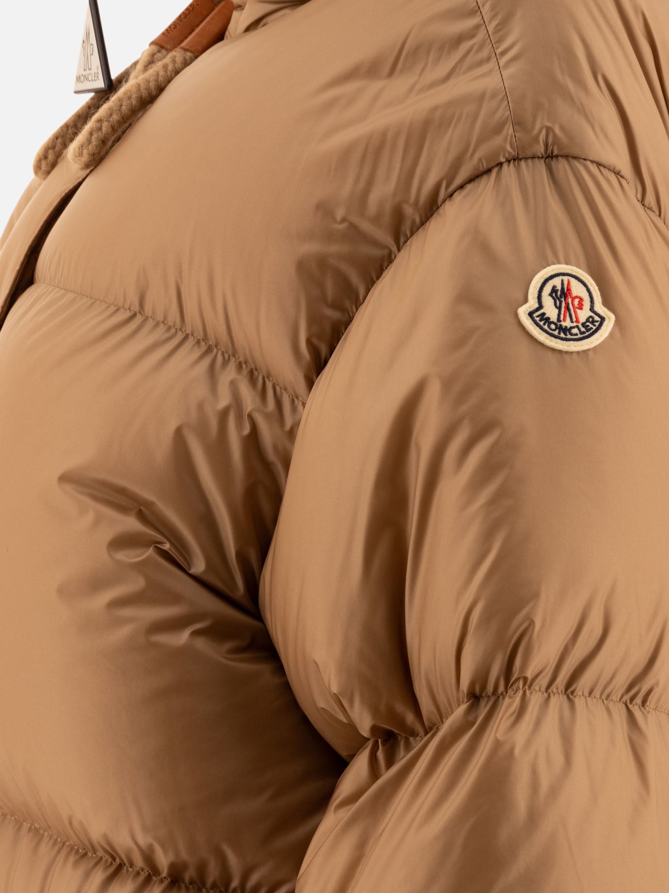 Moncler "Borey" down jacket Beige