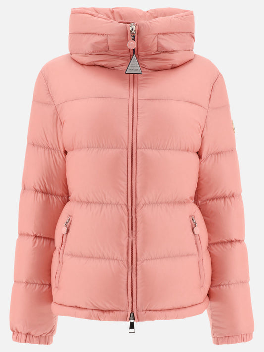 Down jackets Solid colour  Pink - Moncler Women | PLP | VIETTI Online Store 
