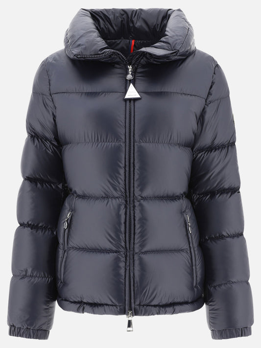 Down jackets Solid colour  Blue - Moncler Women | PLP | VIETTI Online Store 
