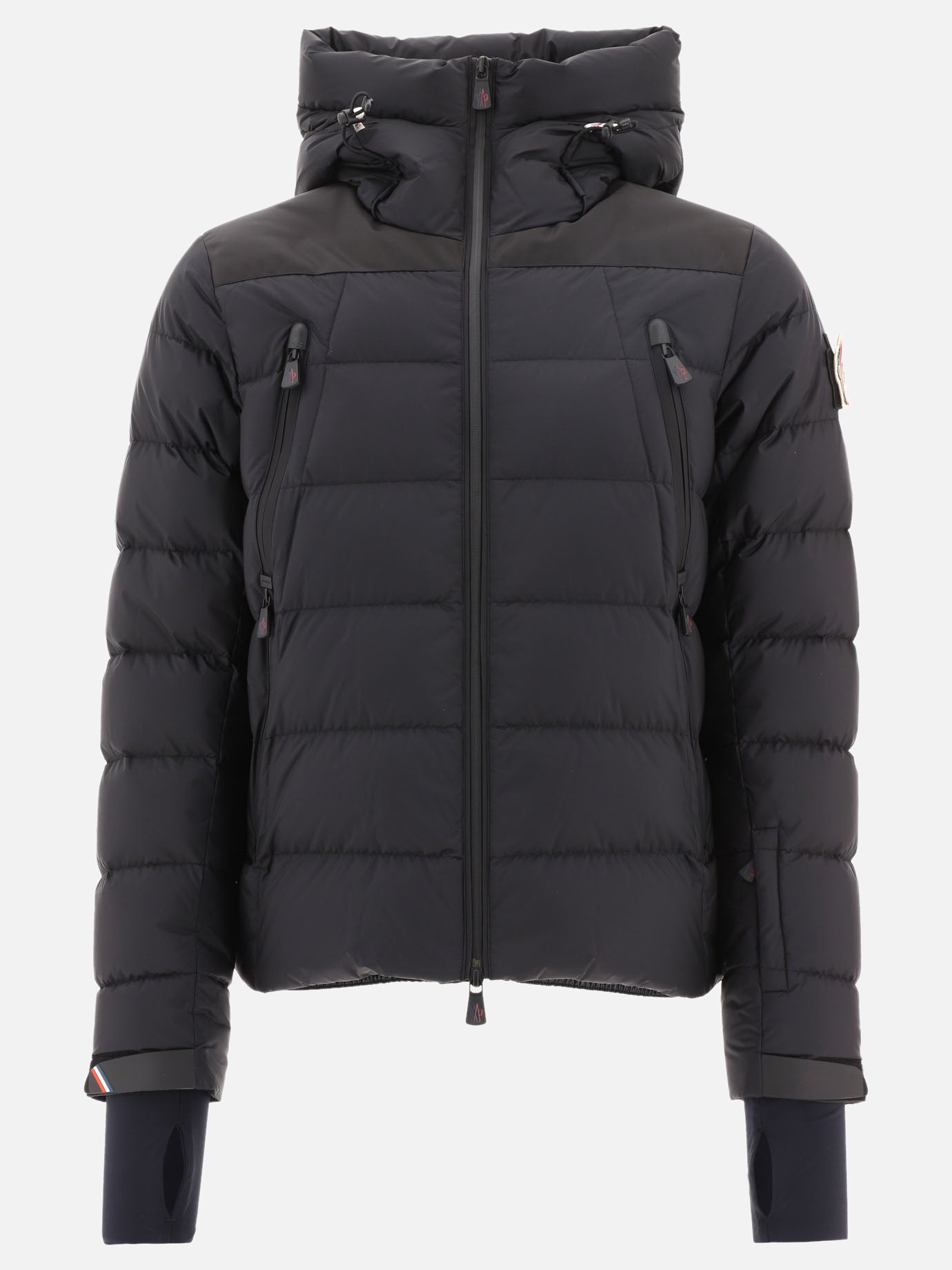 Down jackets Solid colour  Black - Moncler Grenoble Men | PDP | VIETTI Online Store | Zoom-Modal
