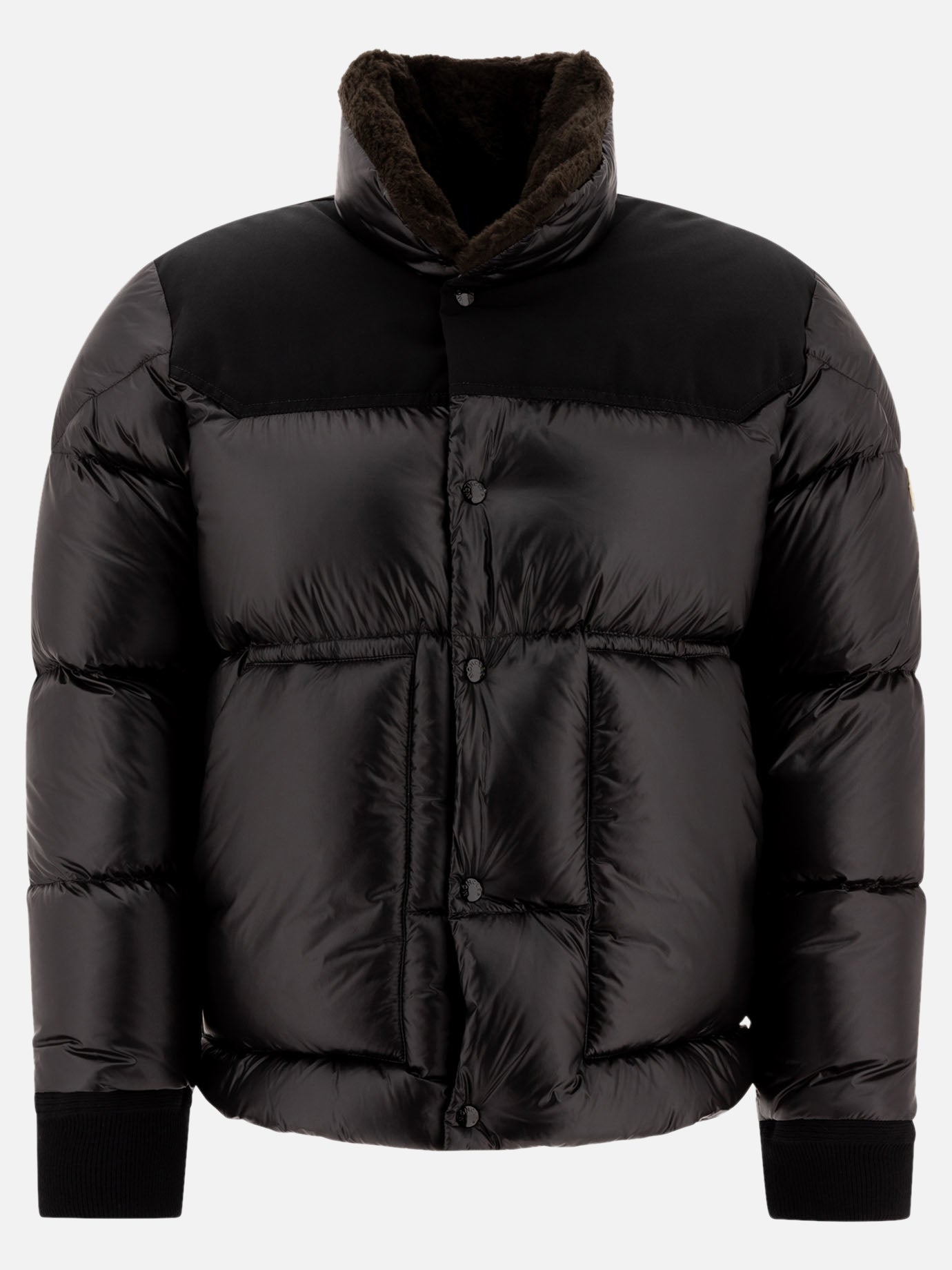 Down jackets Solid colour  Black - Moncler Men | PDP | VIETTI Online Store | Zoom-Modal
