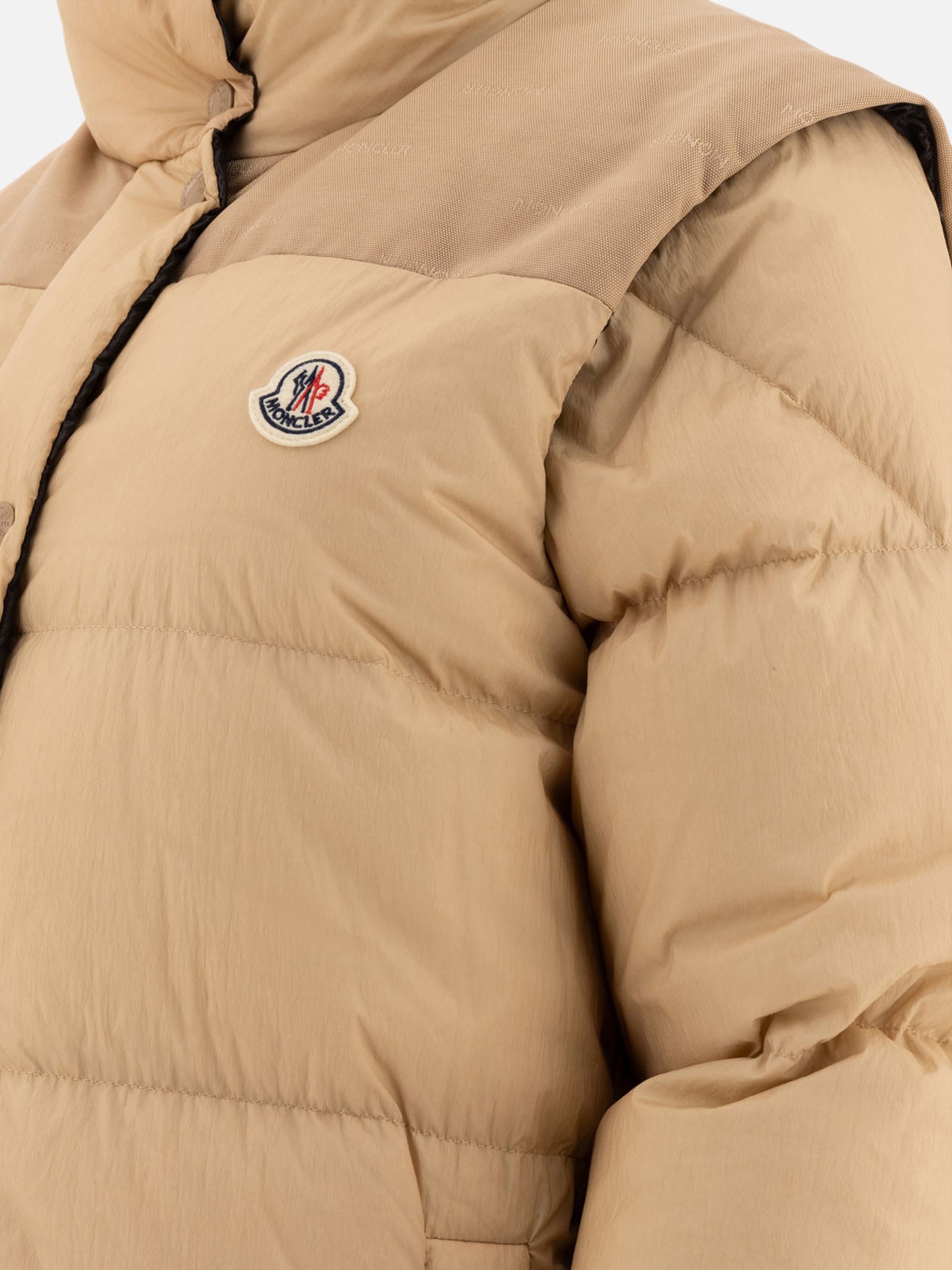 Down jackets Solid colour  Beige - Moncler Women | PDP | VIETTI Online Store | Zoom-Modal_5
