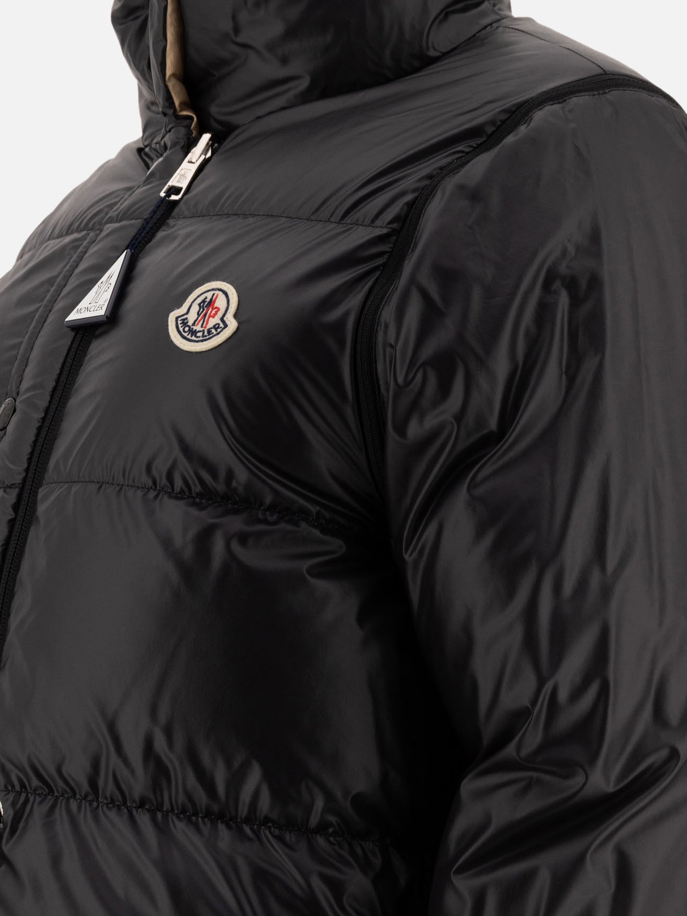Down jackets Solid colour  Beige - Moncler Women | PDP | VIETTI Online Store | thumbnail_6