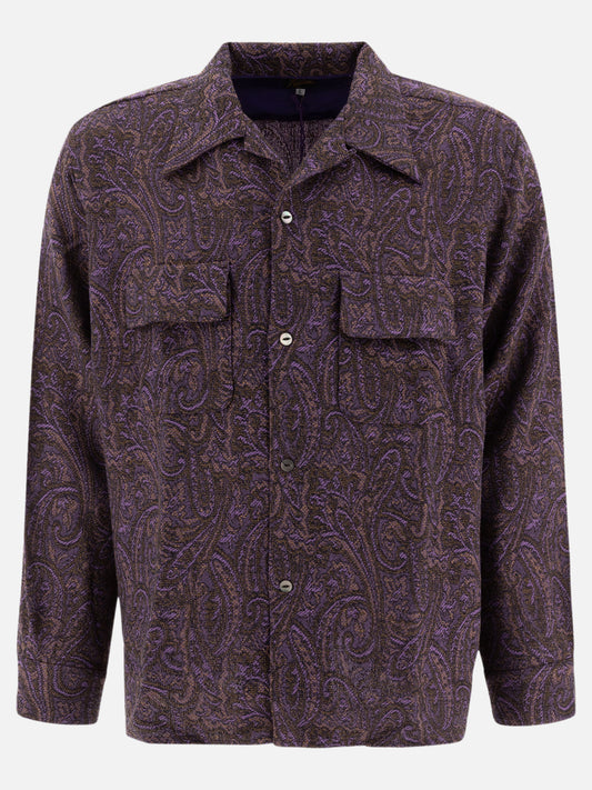 Paisley wool shirt