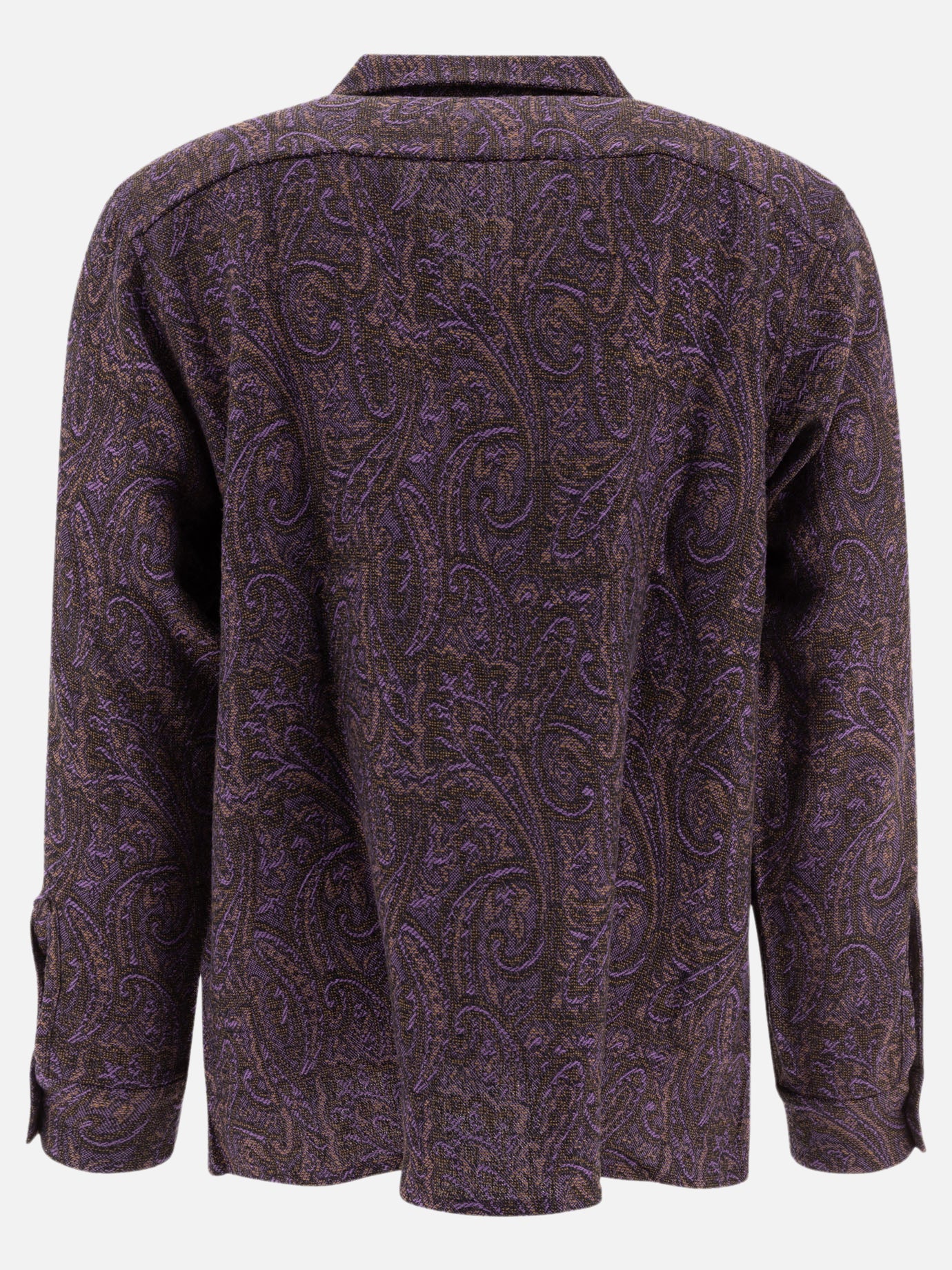 Needles Paisley wool shirt Purple