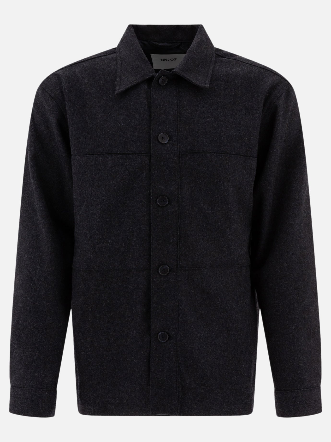 "Isak" wool blend overshirt