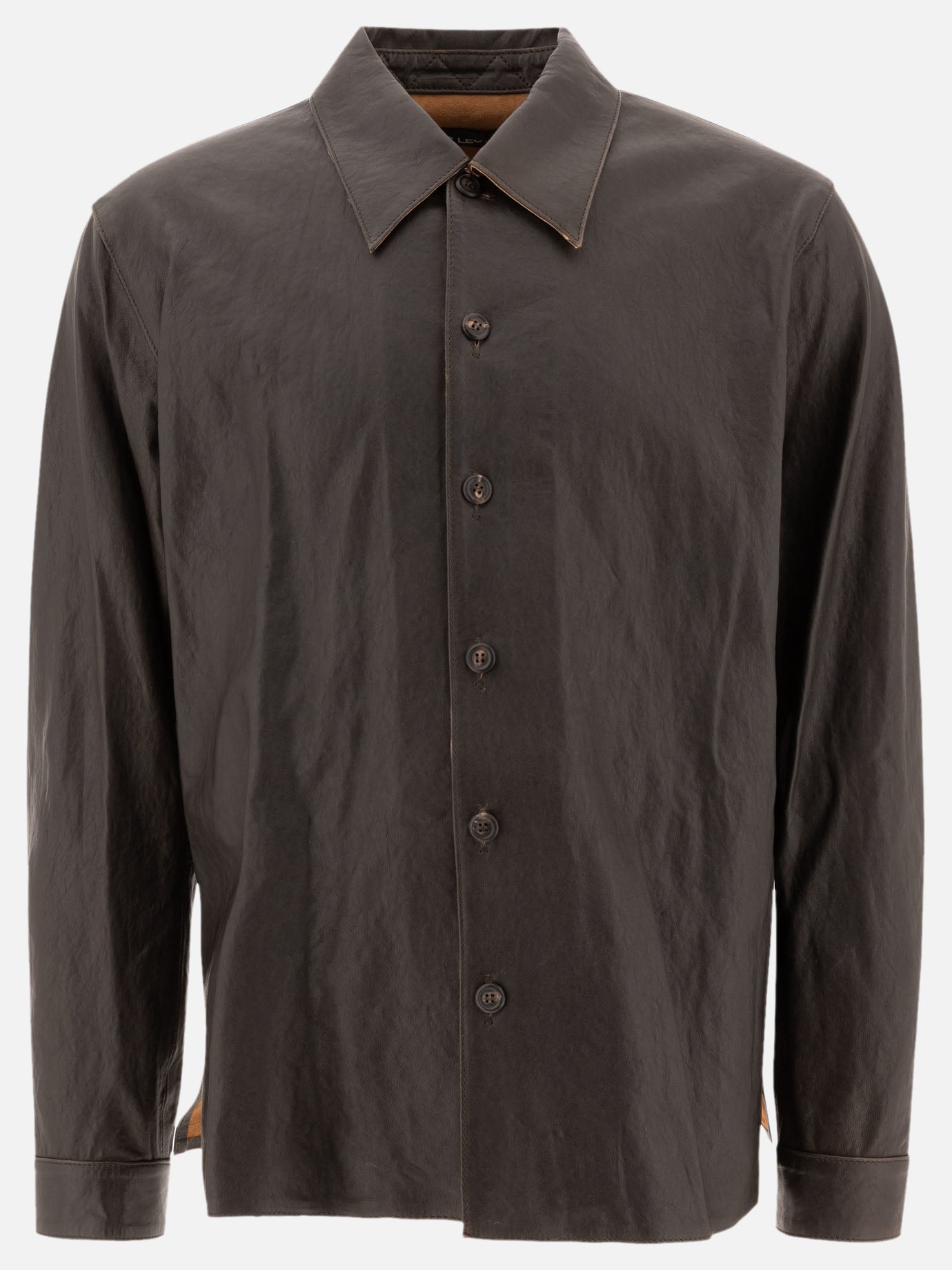 Overshirt jackets Solid colour  Brown - Our Legacy Men | PDP | VIETTI Online Store | Zoom-Modal
