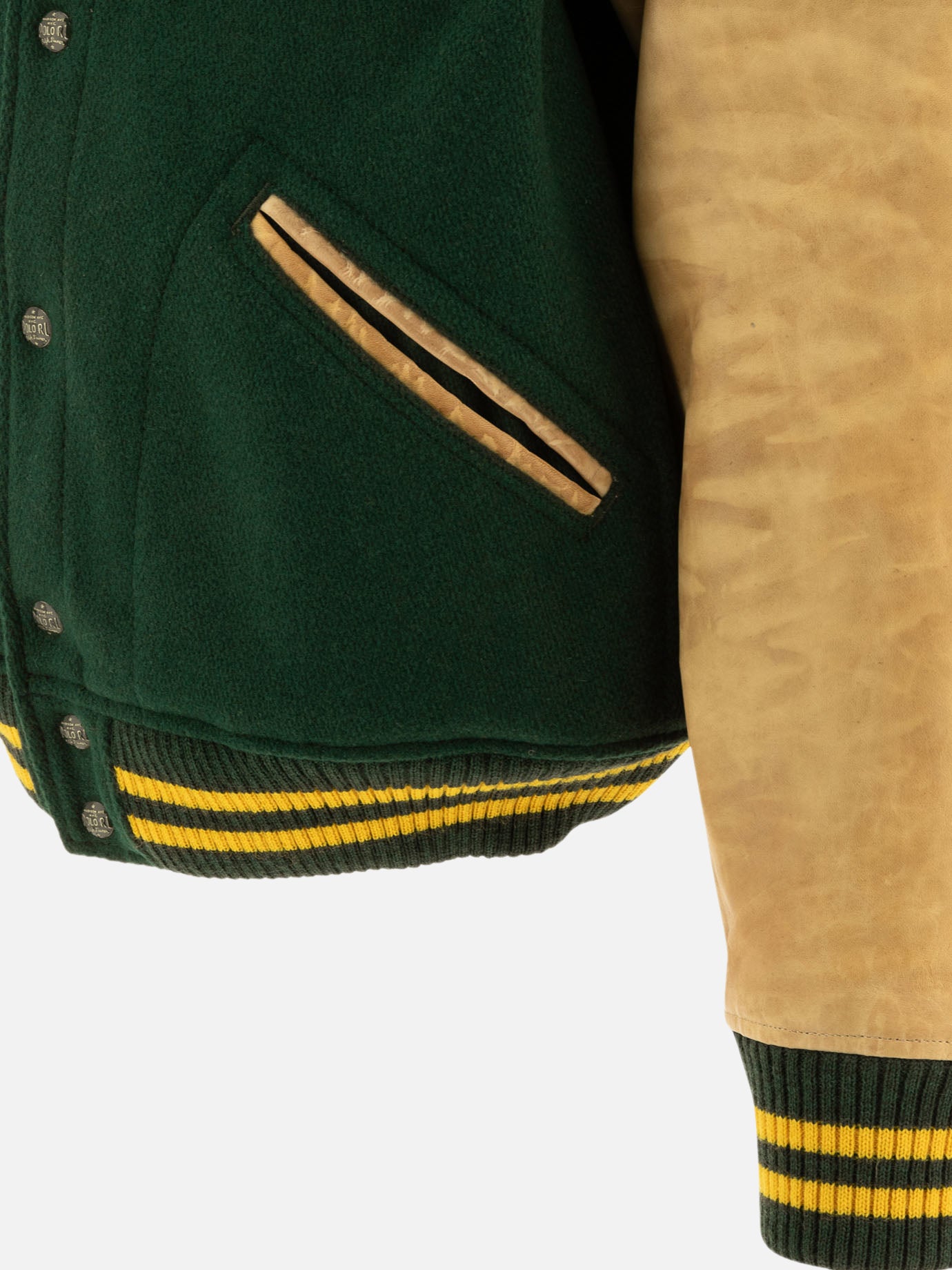 Polo Ralph Lauren "Letterman" bomber jacket Green