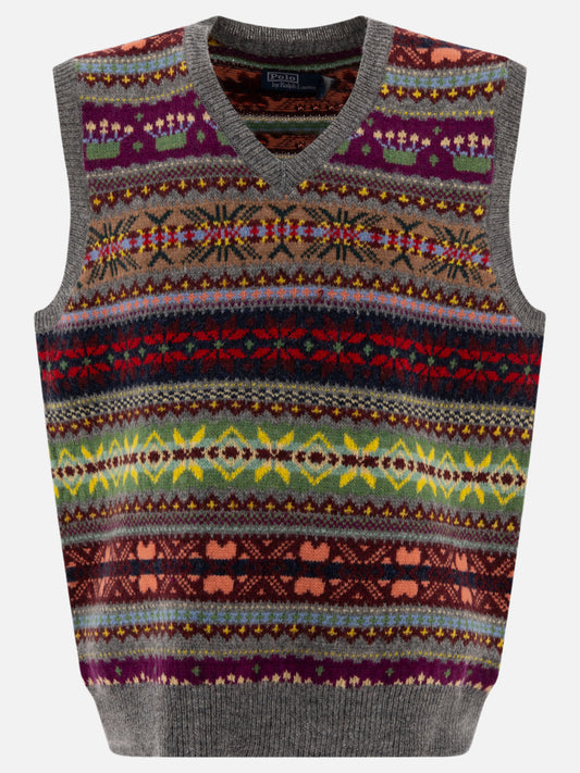 Polo Ralph Lauren "Fair Isle" vest Grey