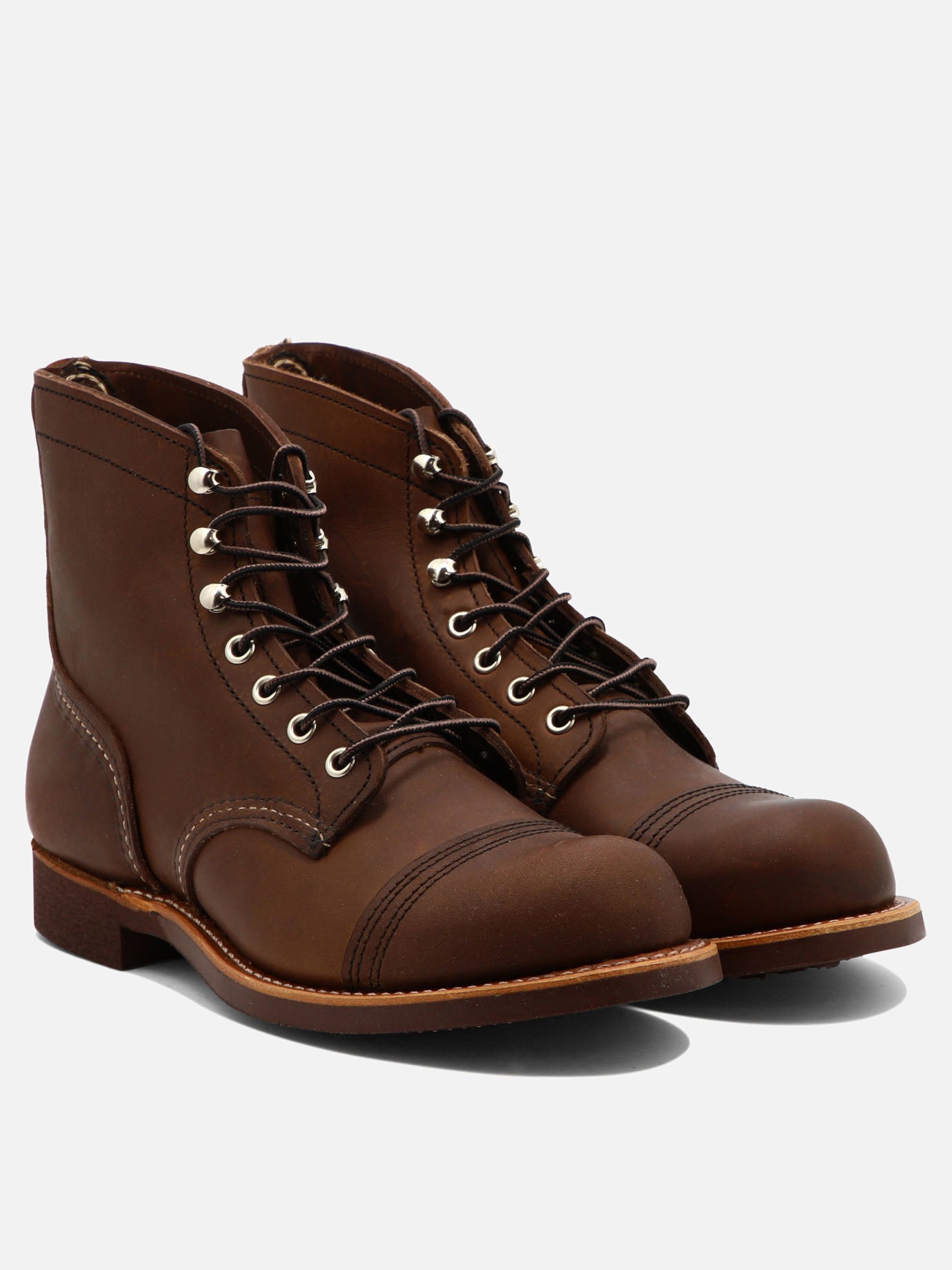 Red Wing Shoes "Iron Ranger" ankle boots Brown