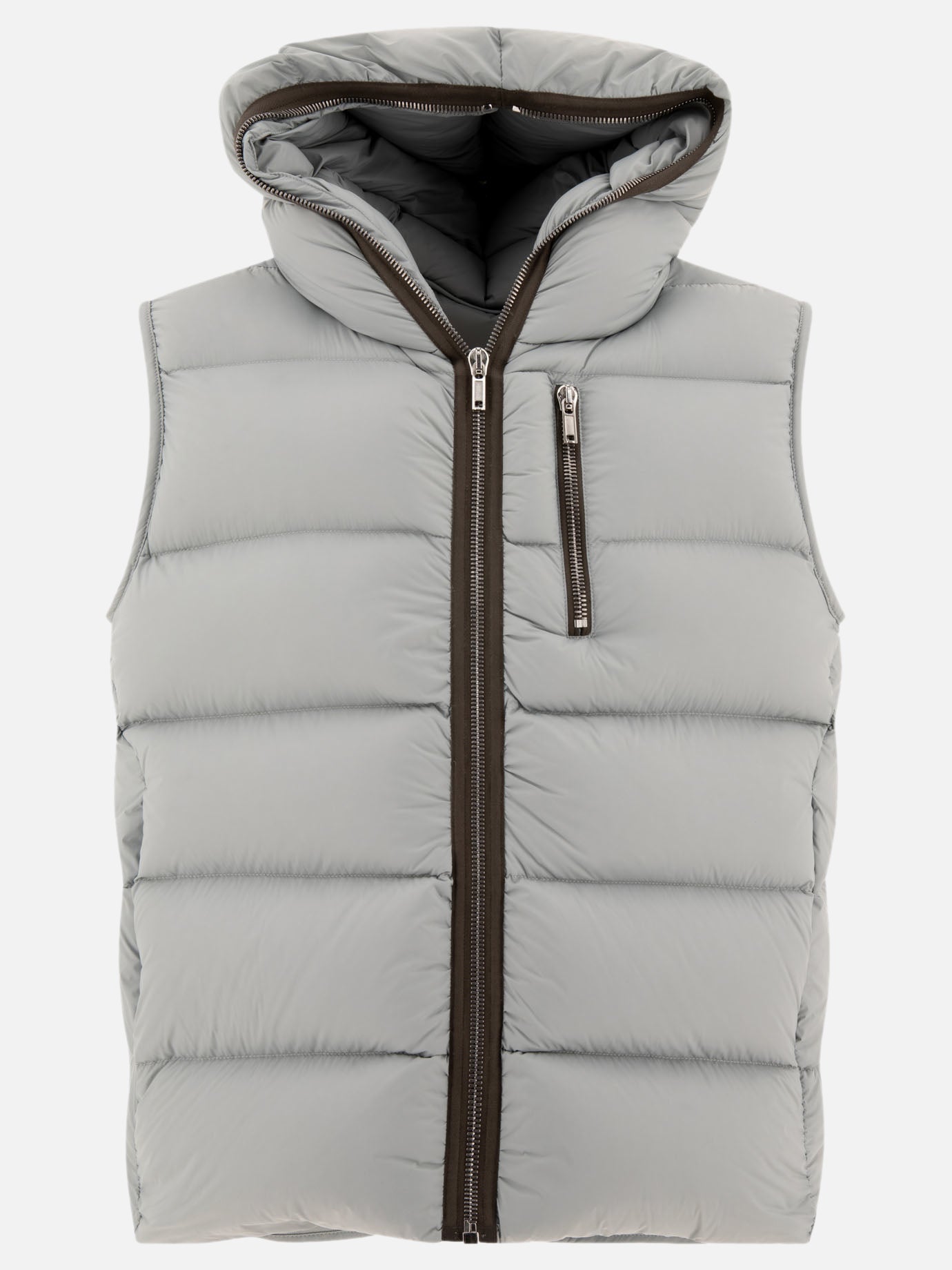 Vest jackets Solid colour  Light blue - Rick Owens Men | PDP | VIETTI Online Store | Zoom-Modal
