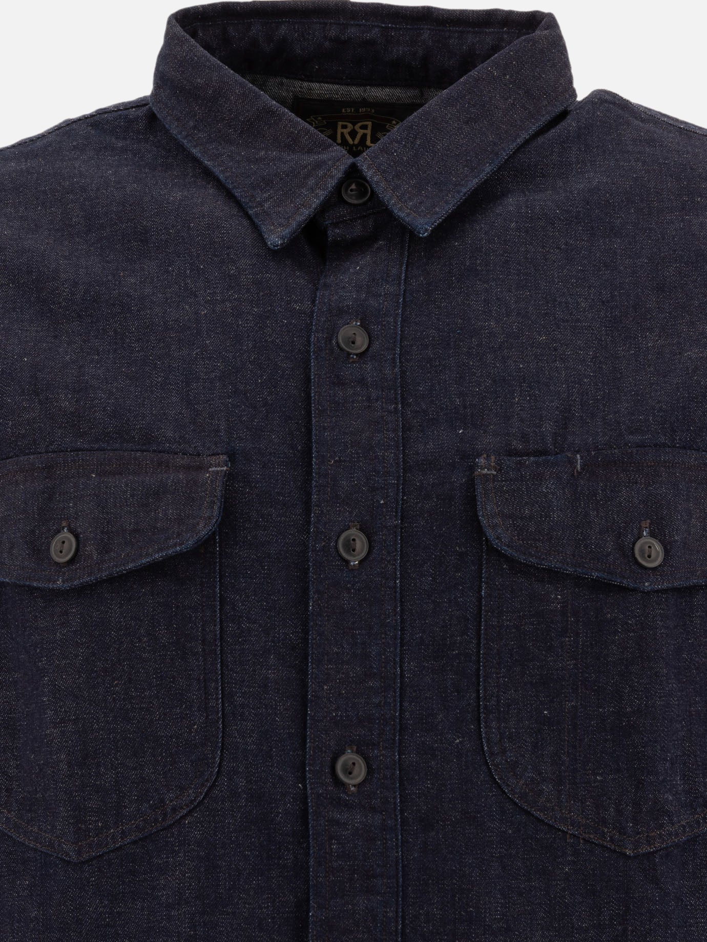 RRL by Ralph Lauren Western shirt in japanese denim Blue