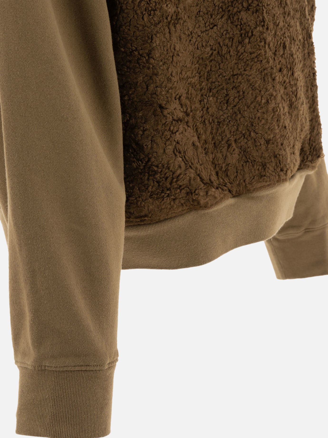 KAPITAL "Speakeasy Fur Grizzly" sweatshirt Green