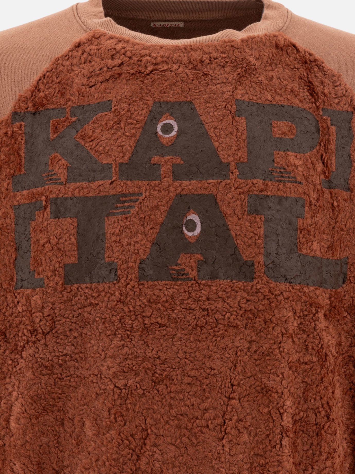 KAPITAL Felpa &quot;Speakeasy Fur Grizzly&quot; 16688907_3 Orange thumbnail_3