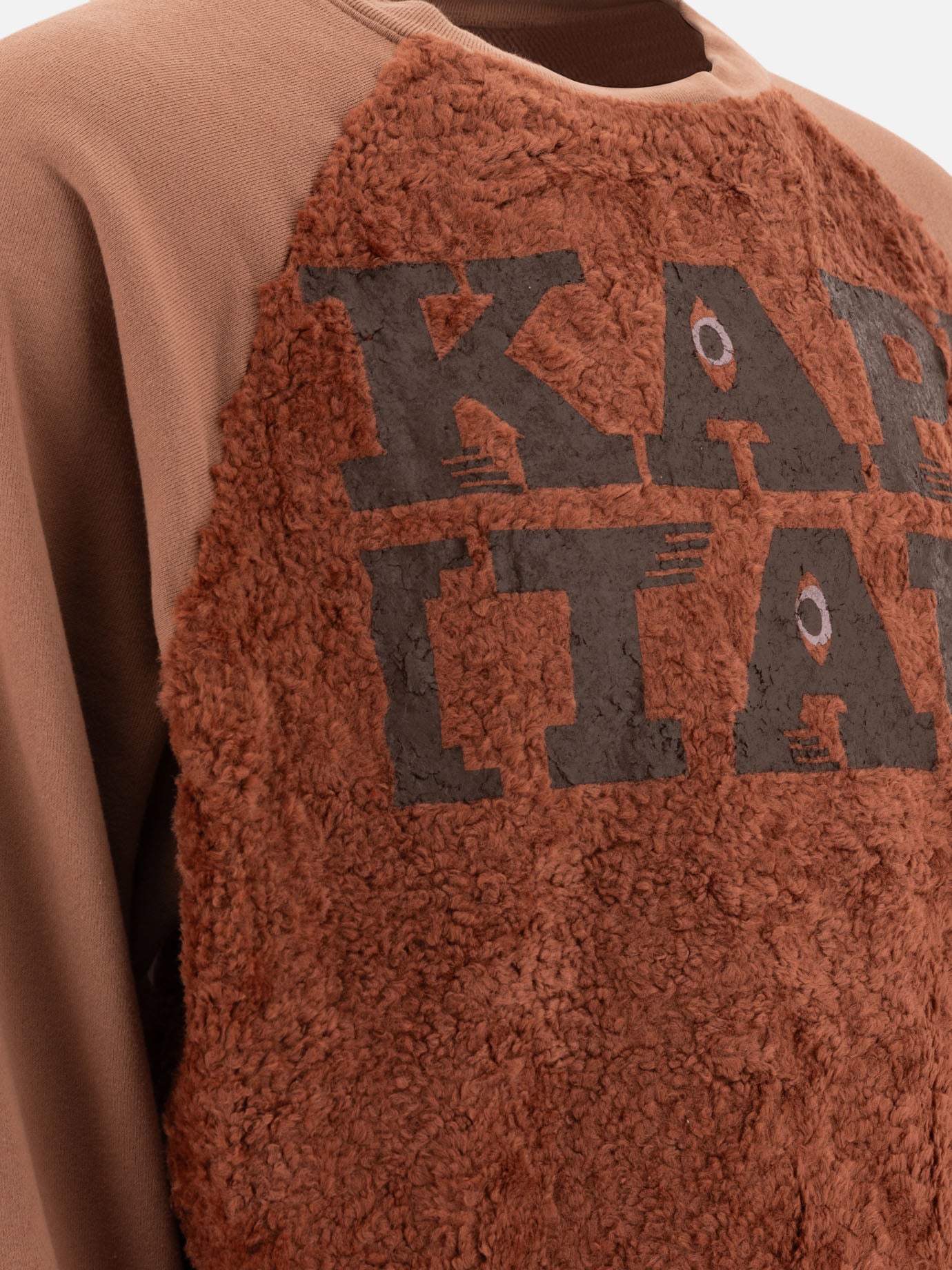 KAPITAL Felpa &quot;Speakeasy Fur Grizzly&quot; 16688907_3 Orange thumbnail_4