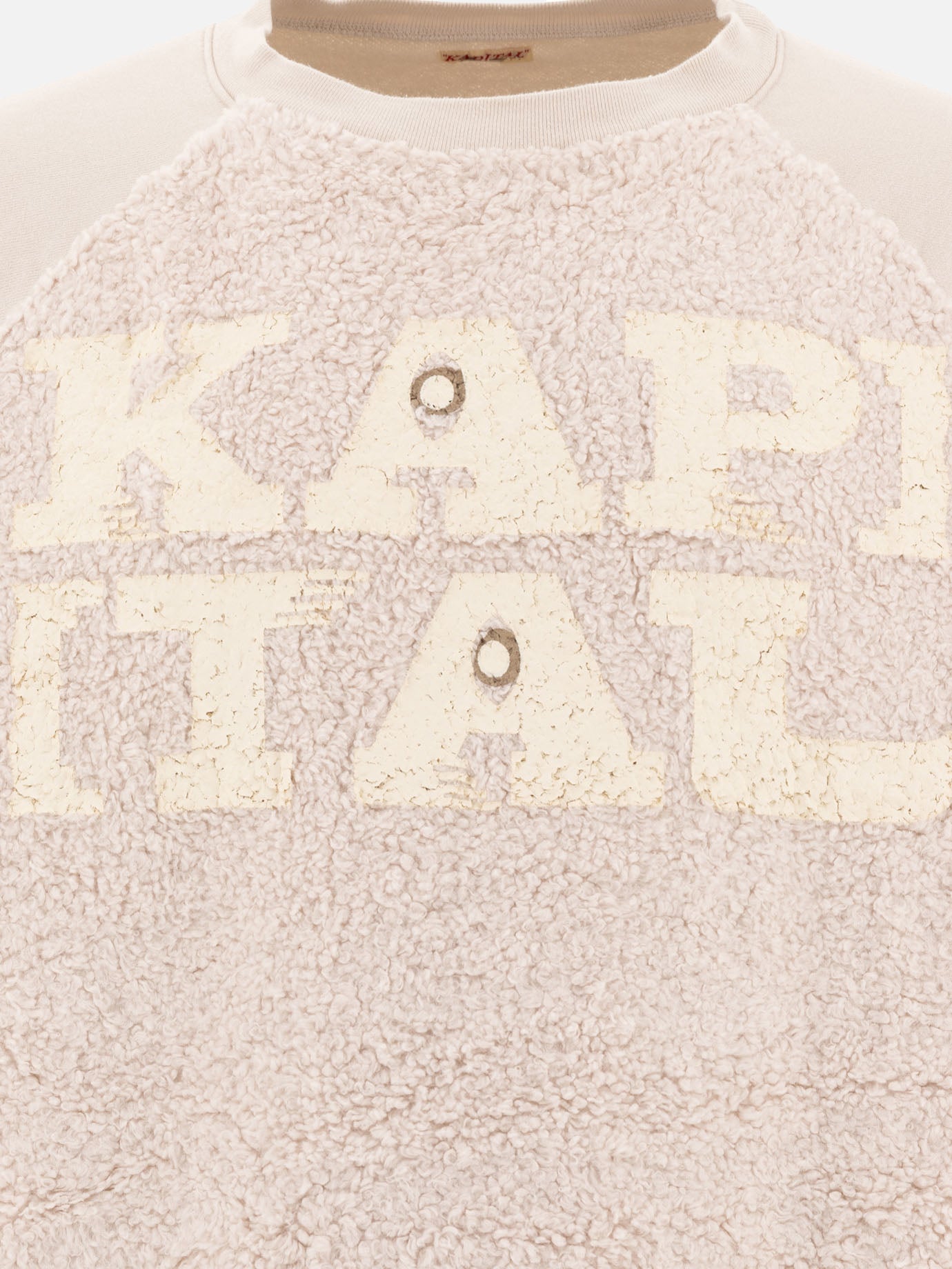 KAPITAL Felpa &quot;Speakeasy Fur Grizzly&quot; 16574603_3 White thumbnail_3