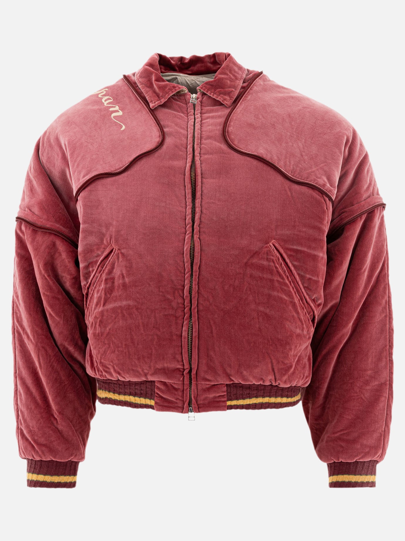 Bomber Solid colour  Rosso - KAPITAL Uomo | PDP | VIETTI Online Store | thumbnail
