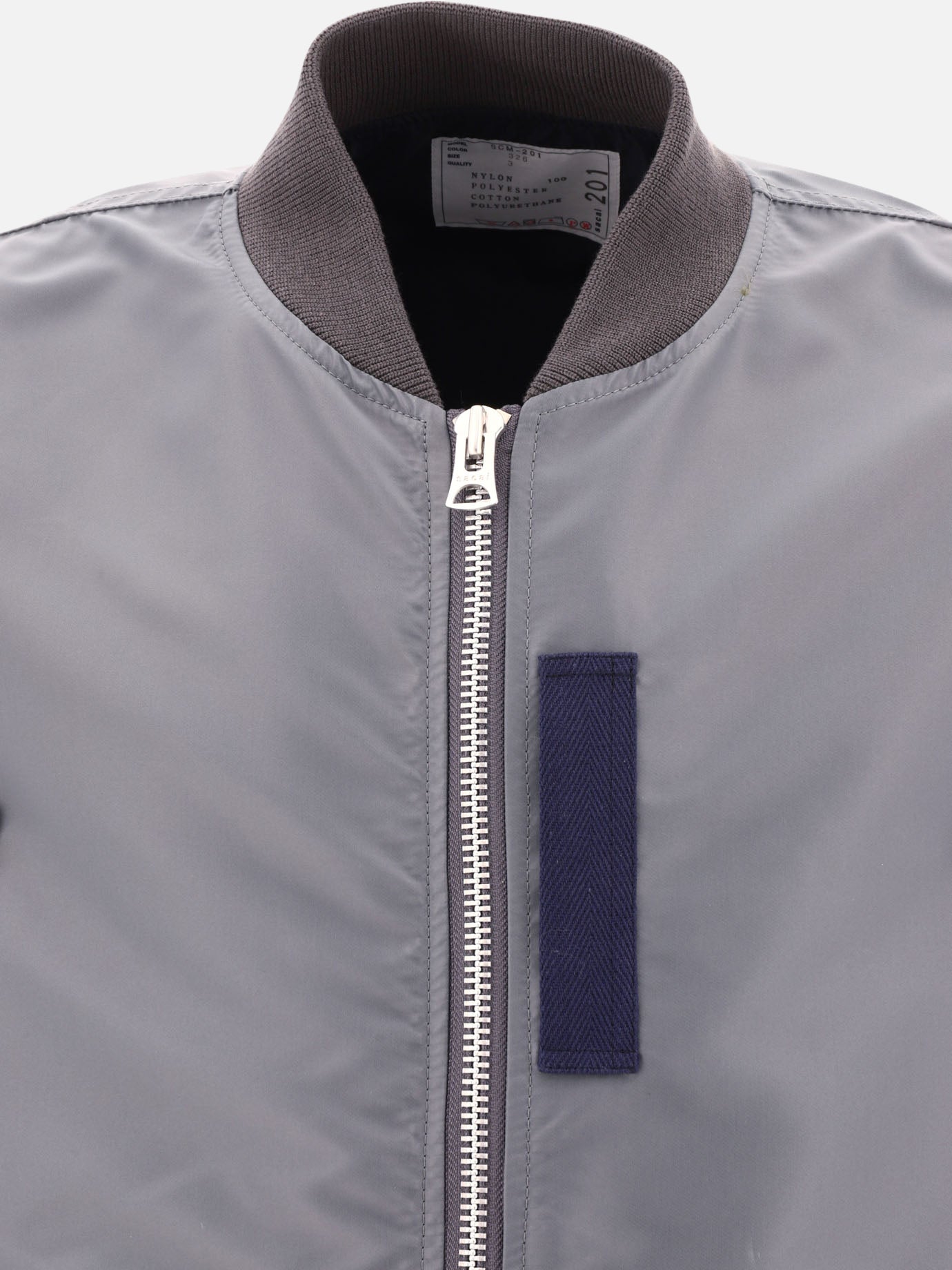 Bomber jackets 100% nylon  Grey - Sacai Men | PDP | VIETTI Online Store | Zoom-Modal_3
