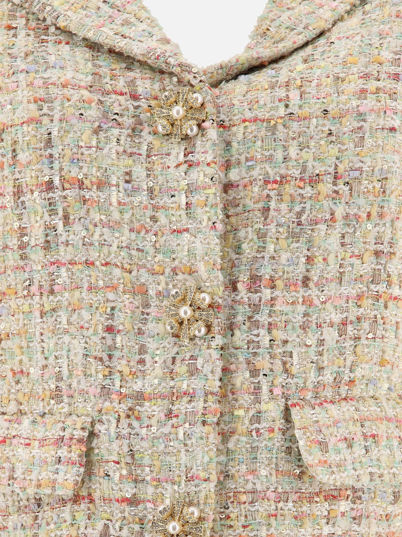 Blazers Print  Beige - Self-portrait Women | PDP | VIETTI Online Store | thumbnail_3