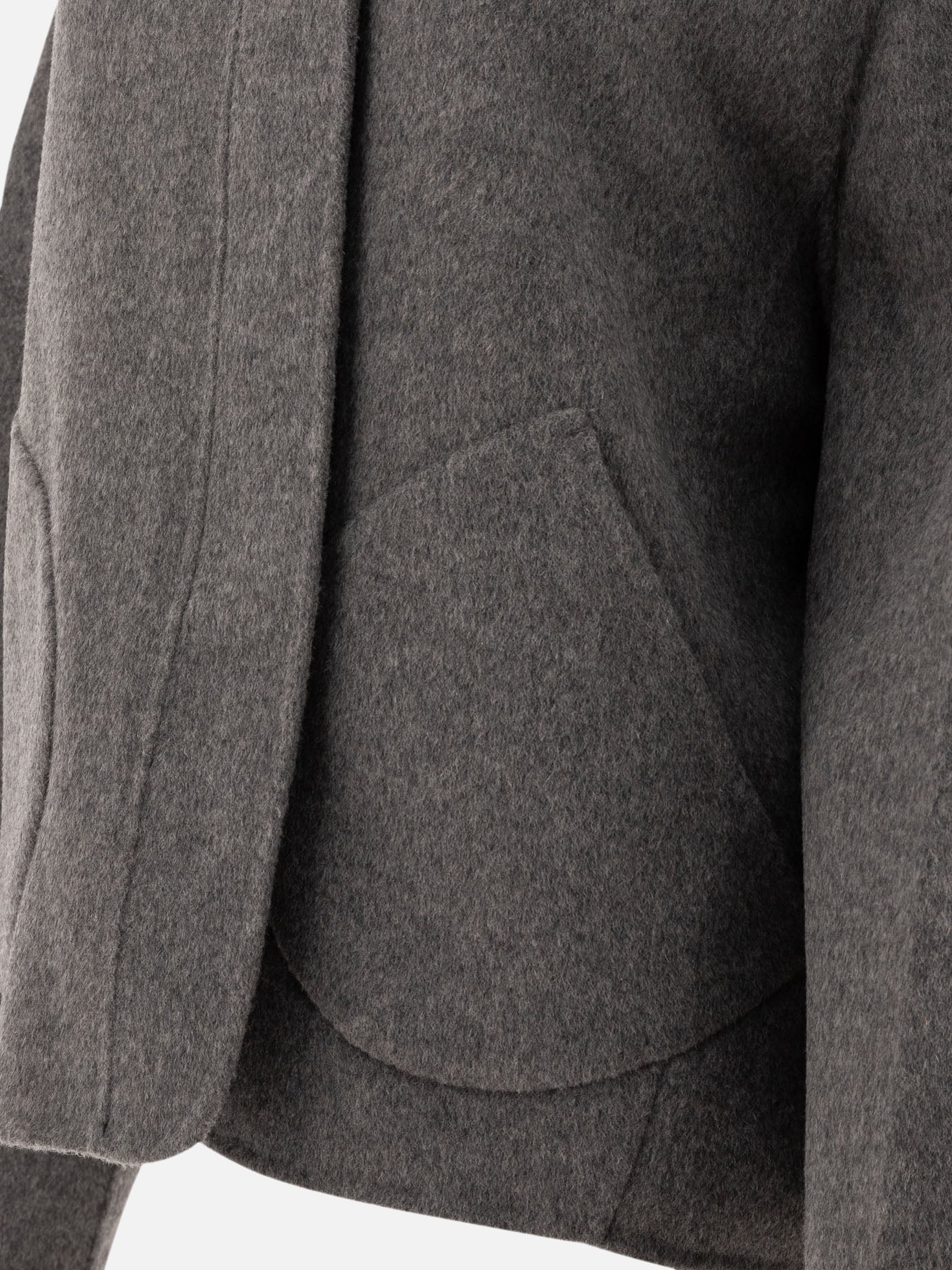 Short coats Solid colour  Grey - Soeur Women | PDP | VIETTI Online Store | thumbnail_4