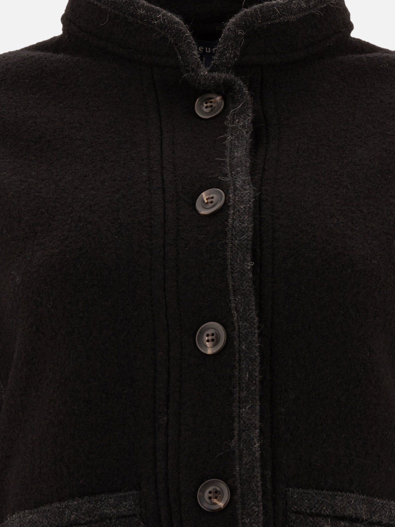 Short coats Solid colour  Black - Soeur Women | PDP | VIETTI Online Store | thumbnail_3