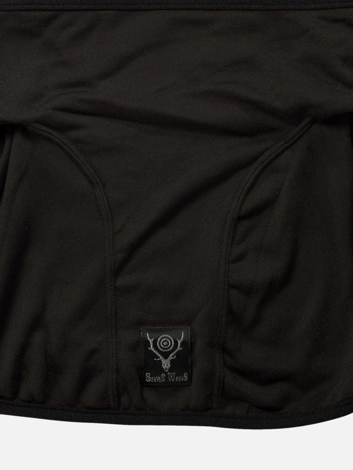 South2 West8 Balaclava with patch logo Black