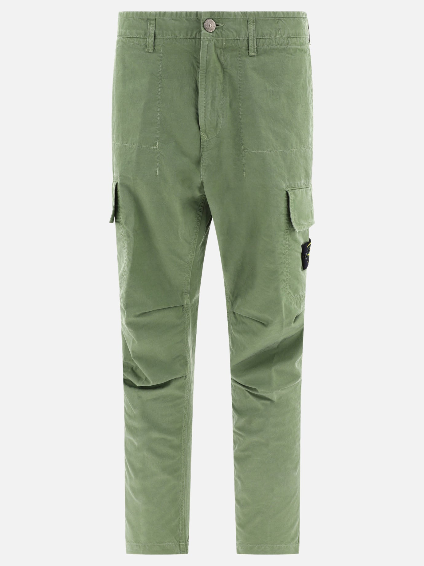 Stone Island "Compass" cargo trousers Green