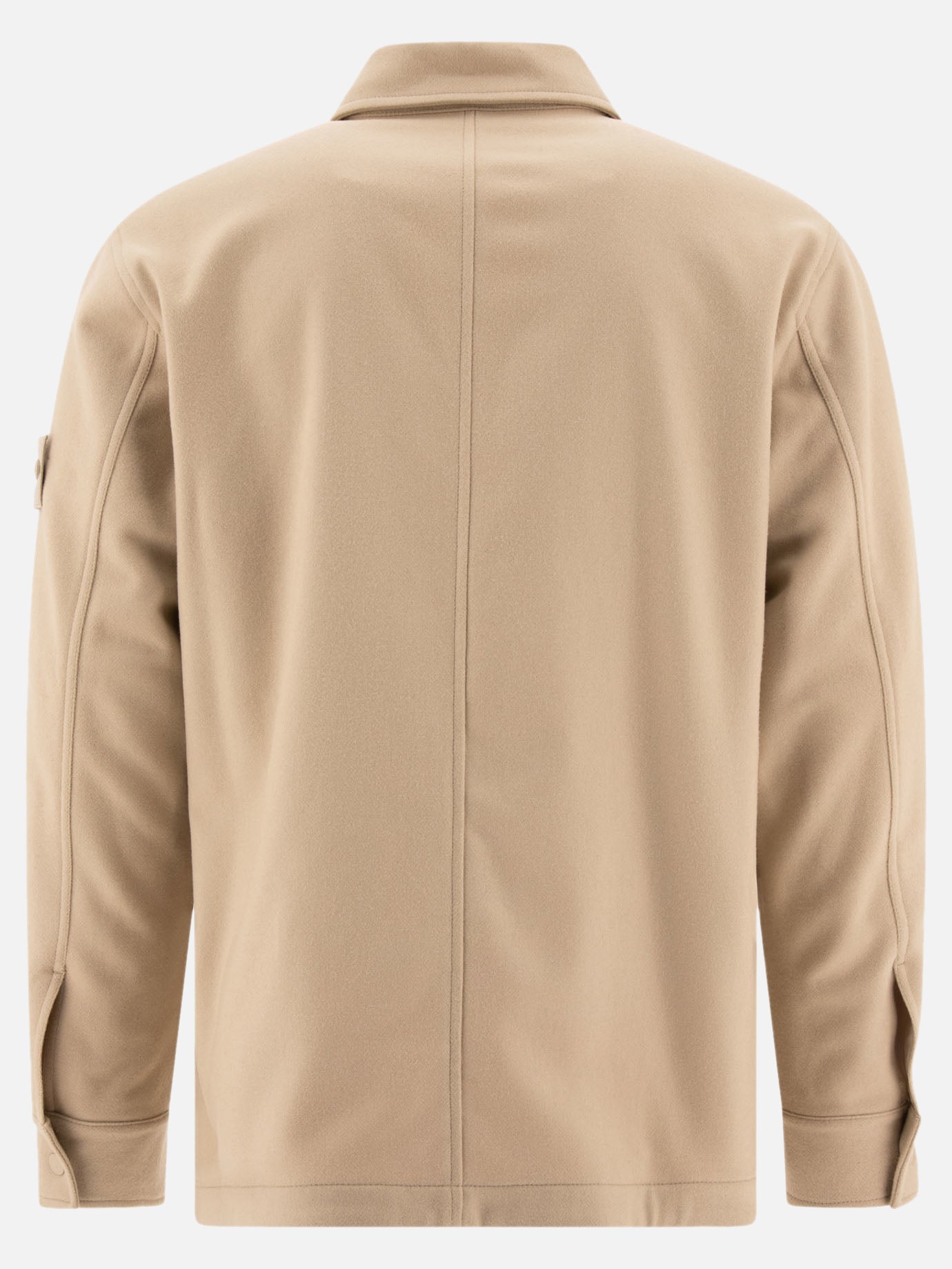 Overshirt jackets Solid colour  Beige - Stone Island Men | PDP | VIETTI Online Store | thumbnail_2