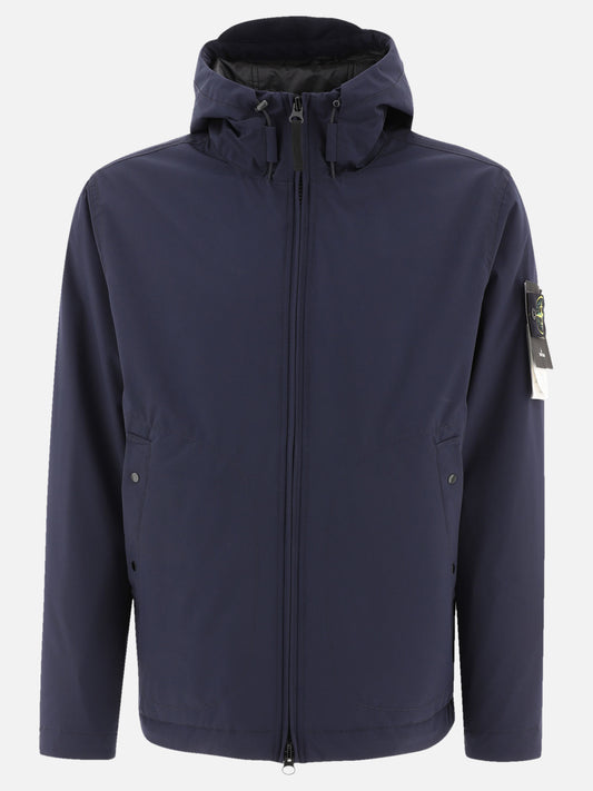 Quilted & Utility Jackets Solid colour  Blue - Stone Island Men | PLP | VIETTI Online Store 

