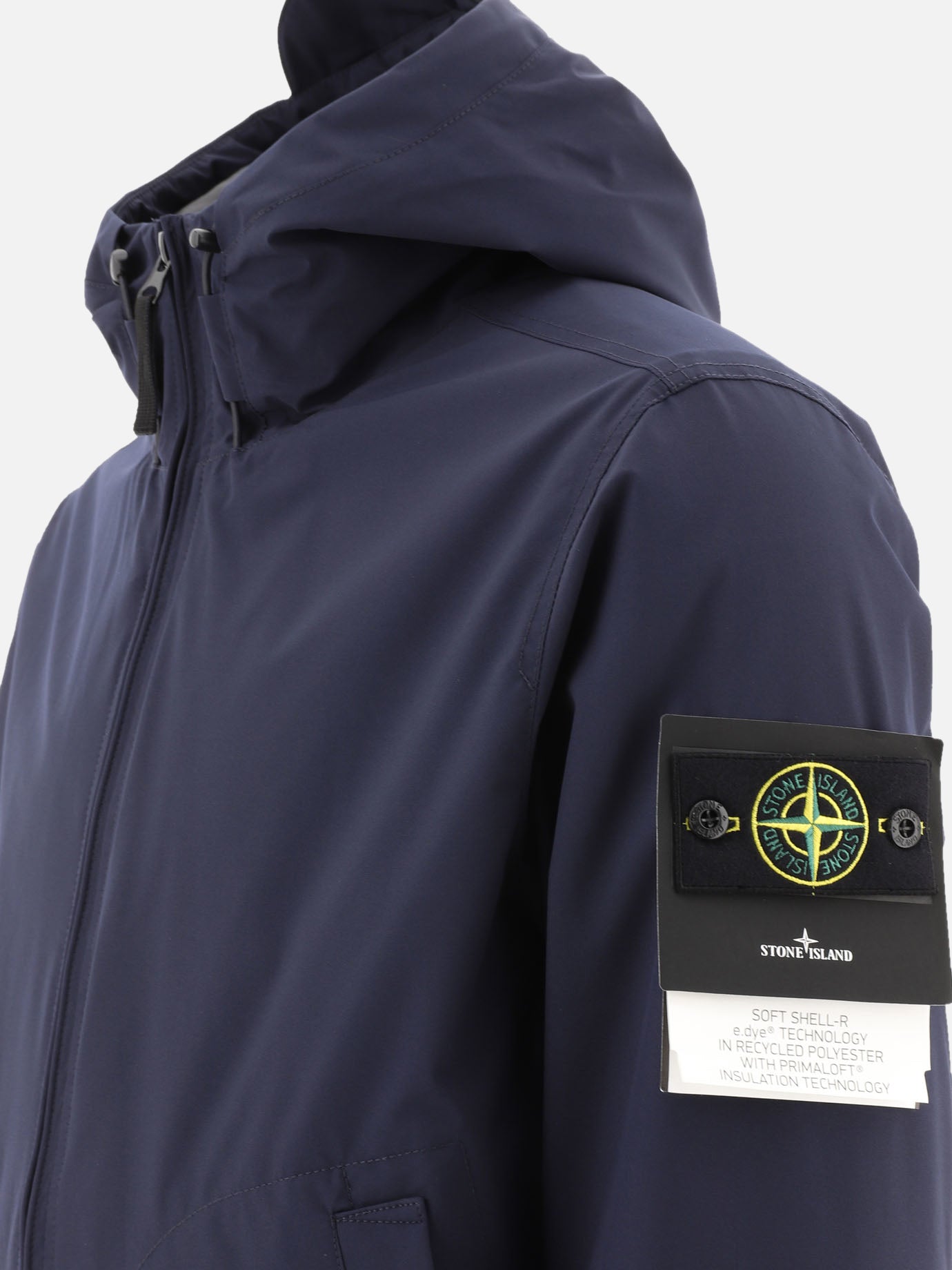 Quilted & Utility Jackets Solid colour  Blue - Stone Island Men | PDP | VIETTI Online Store | thumbnail_4