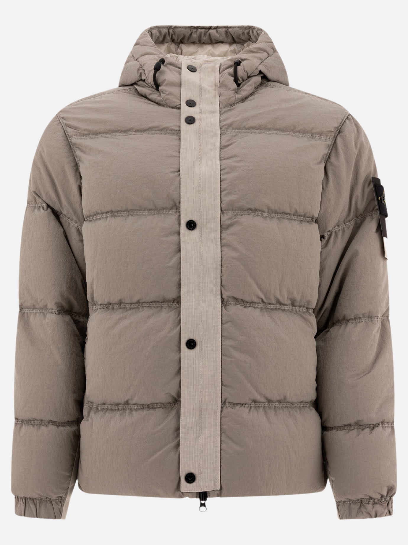 Stone Island "Nylon Regenerated" down jacket Grey