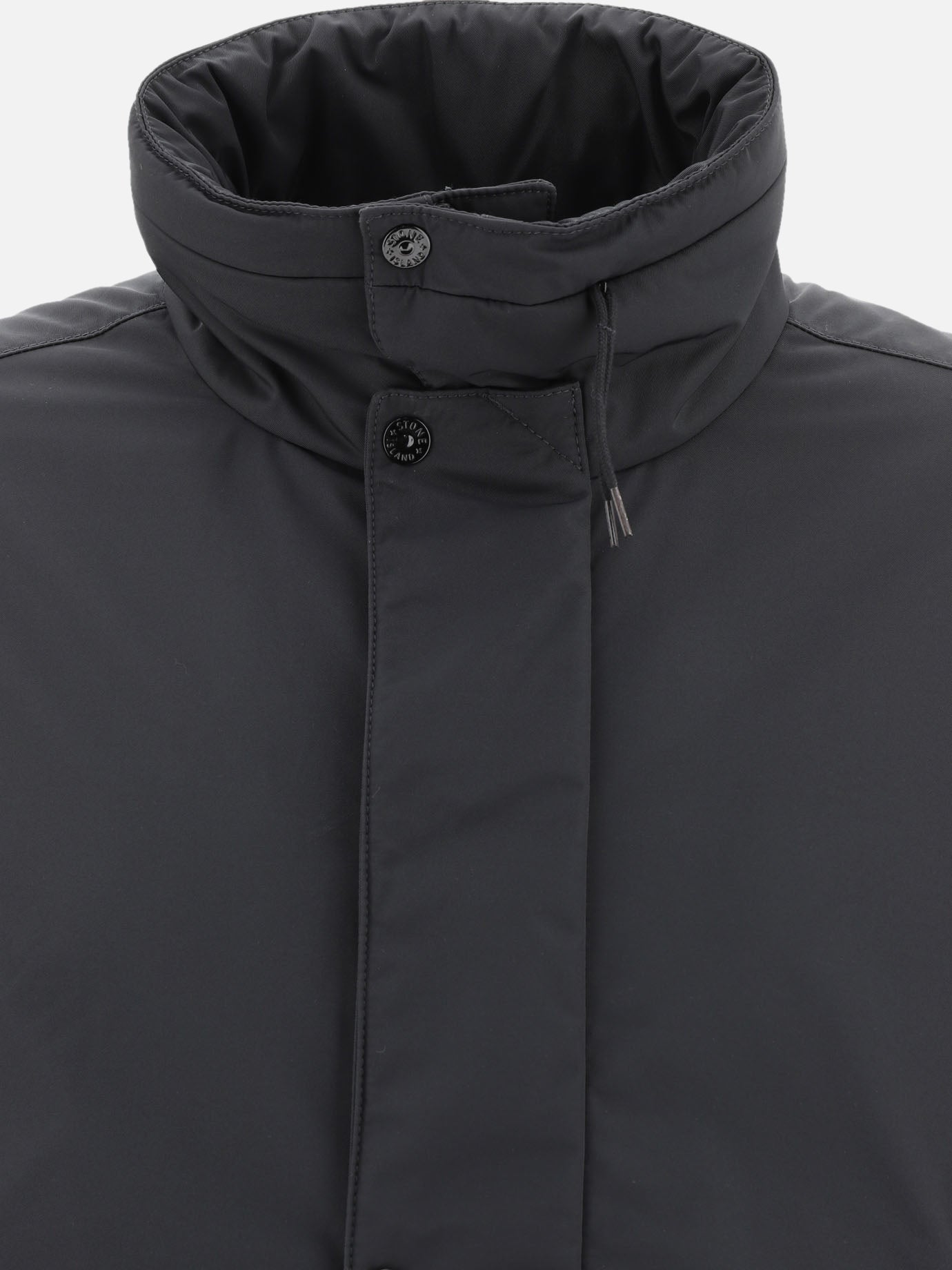 Quilted & Utility Jackets Solid colour  Black - Stone Island Men | PDP | VIETTI Online Store | thumbnail_3