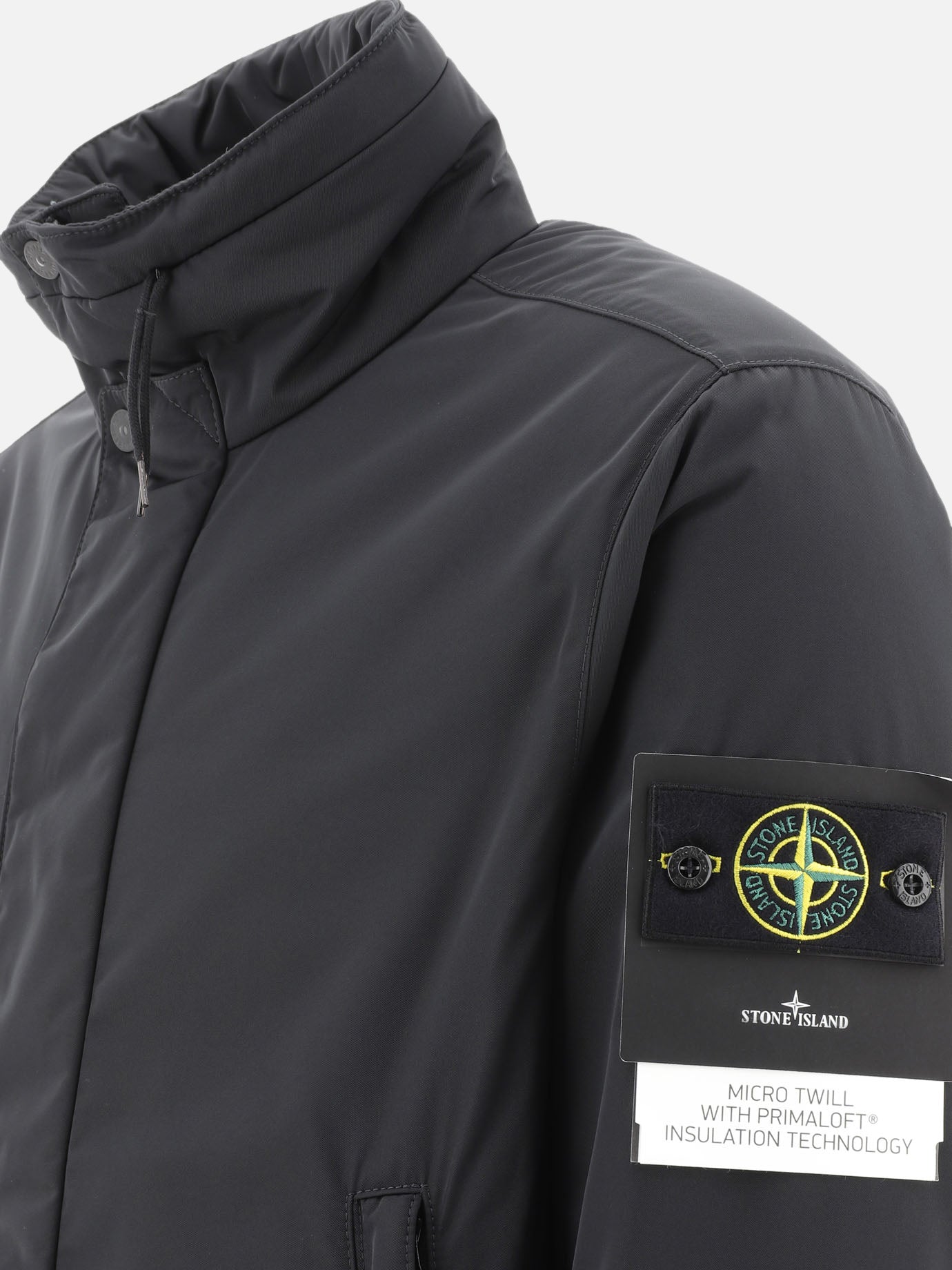 Quilted & Utility Jackets Solid colour  Black - Stone Island Men | PDP | VIETTI Online Store | thumbnail_4