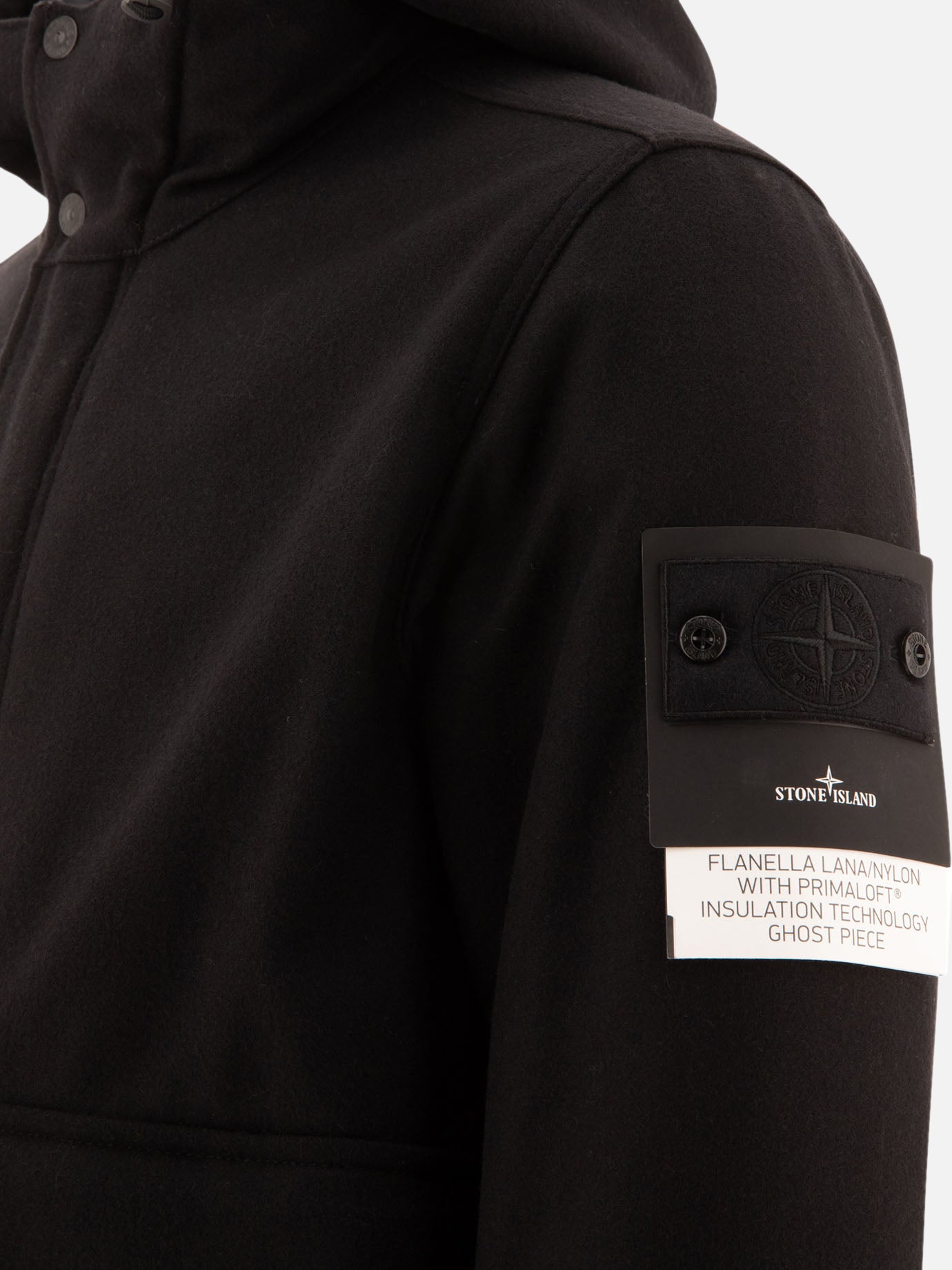Technical jackets Solid colour  Black - Stone Island Men | PDP | VIETTI Online Store | thumbnail_4