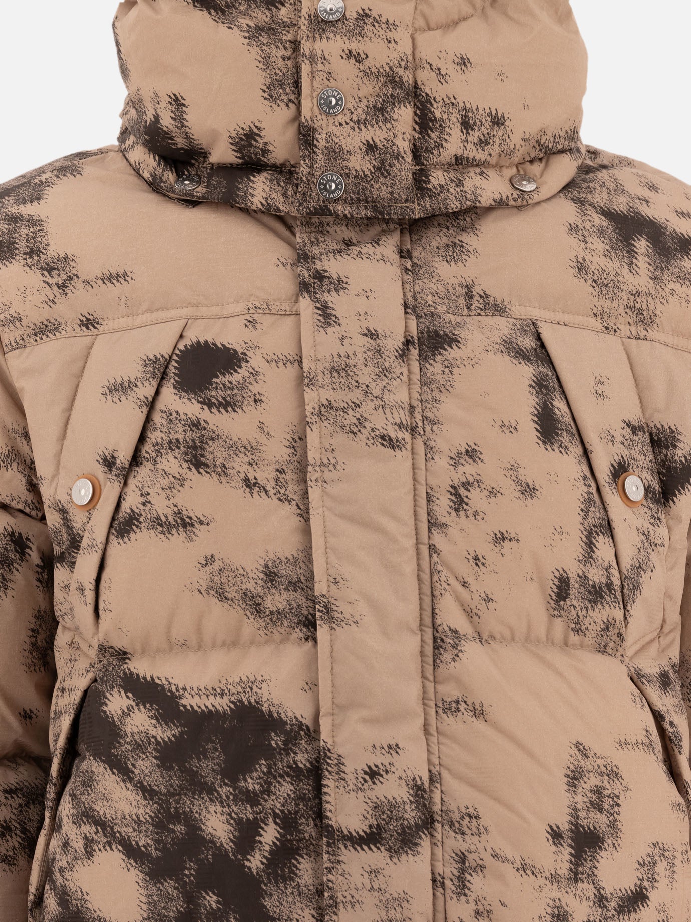 Down jackets Camouflage  Beige - Stone Island Men | PDP | VIETTI Online Store | thumbnail_3