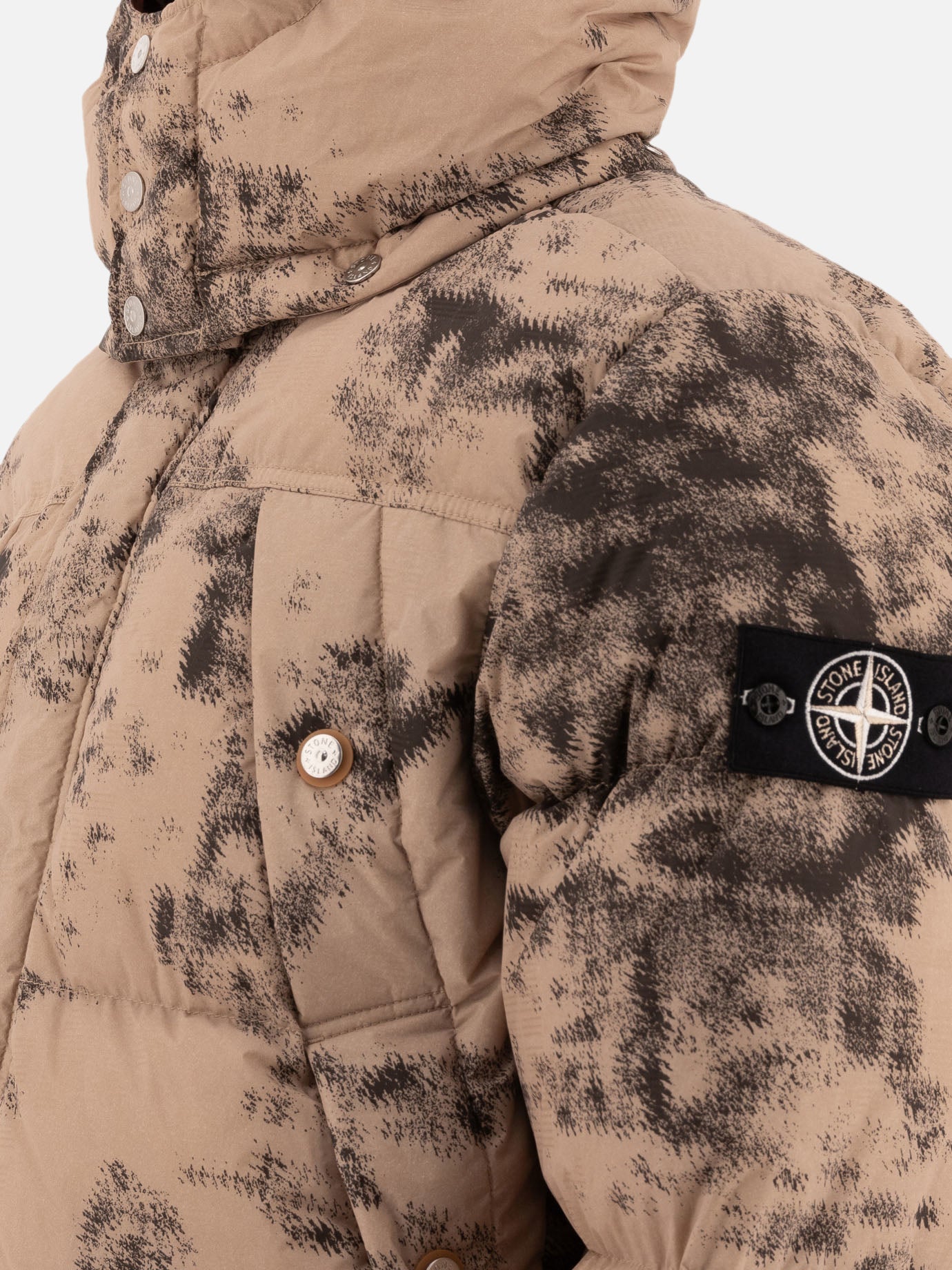 Down jackets Camouflage  Beige - Stone Island Men | PDP | VIETTI Online Store | thumbnail_4