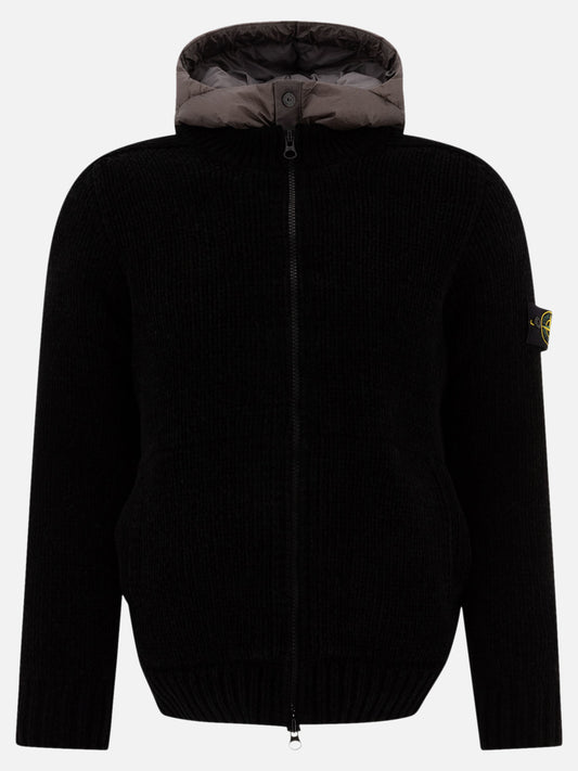 Down jackets Solid colour  Black - Stone Island Men | PLP | VIETTI Online Store 
