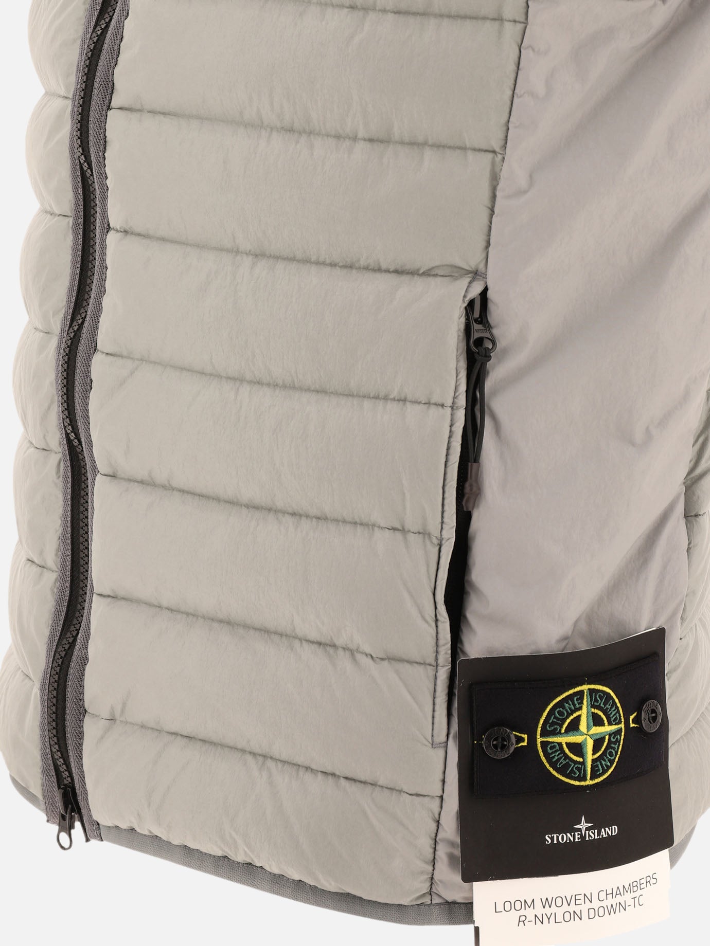 Vest jackets Solid colour  Grey - Stone Island Men | PDP | VIETTI Online Store | thumbnail_4