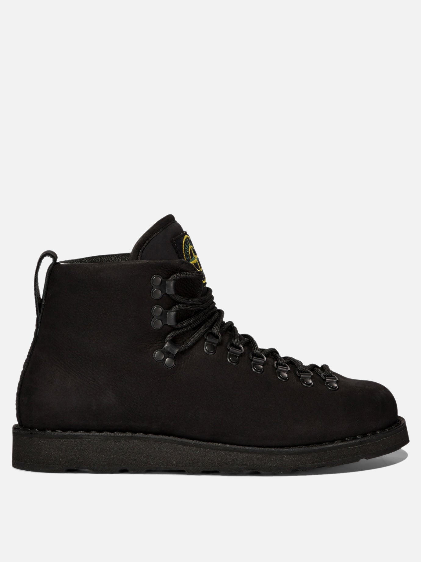 Stone Island Suede hiking boots Black